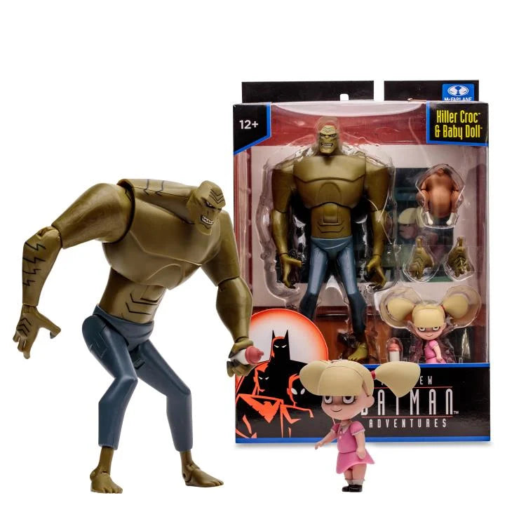 Batman Adventures Killer Croc y Baby Doll McFarlane