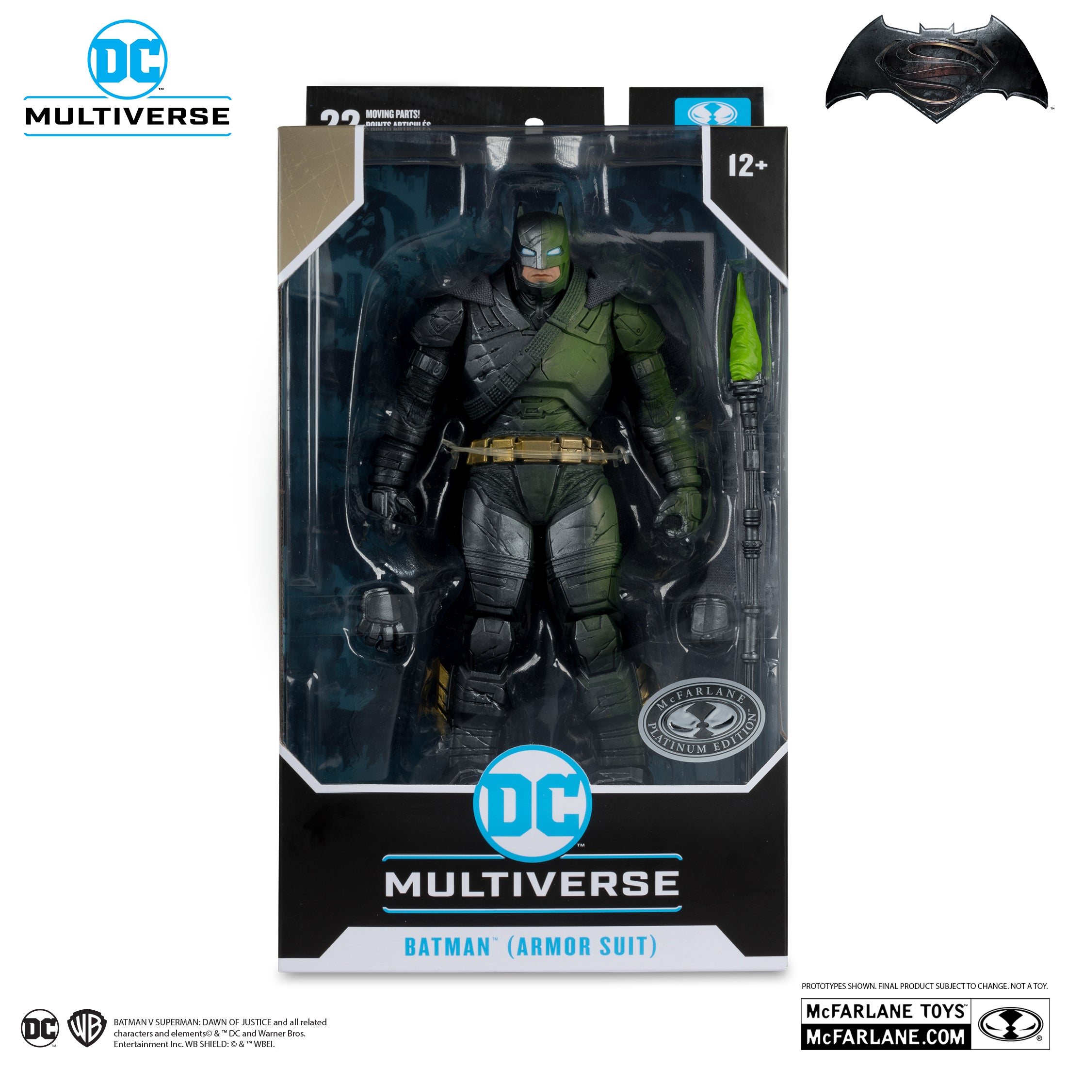 DC Multiverse Armor Suit Batman (Batman V Superman: Dawn of Justice) Platinum Edition McFarlane
