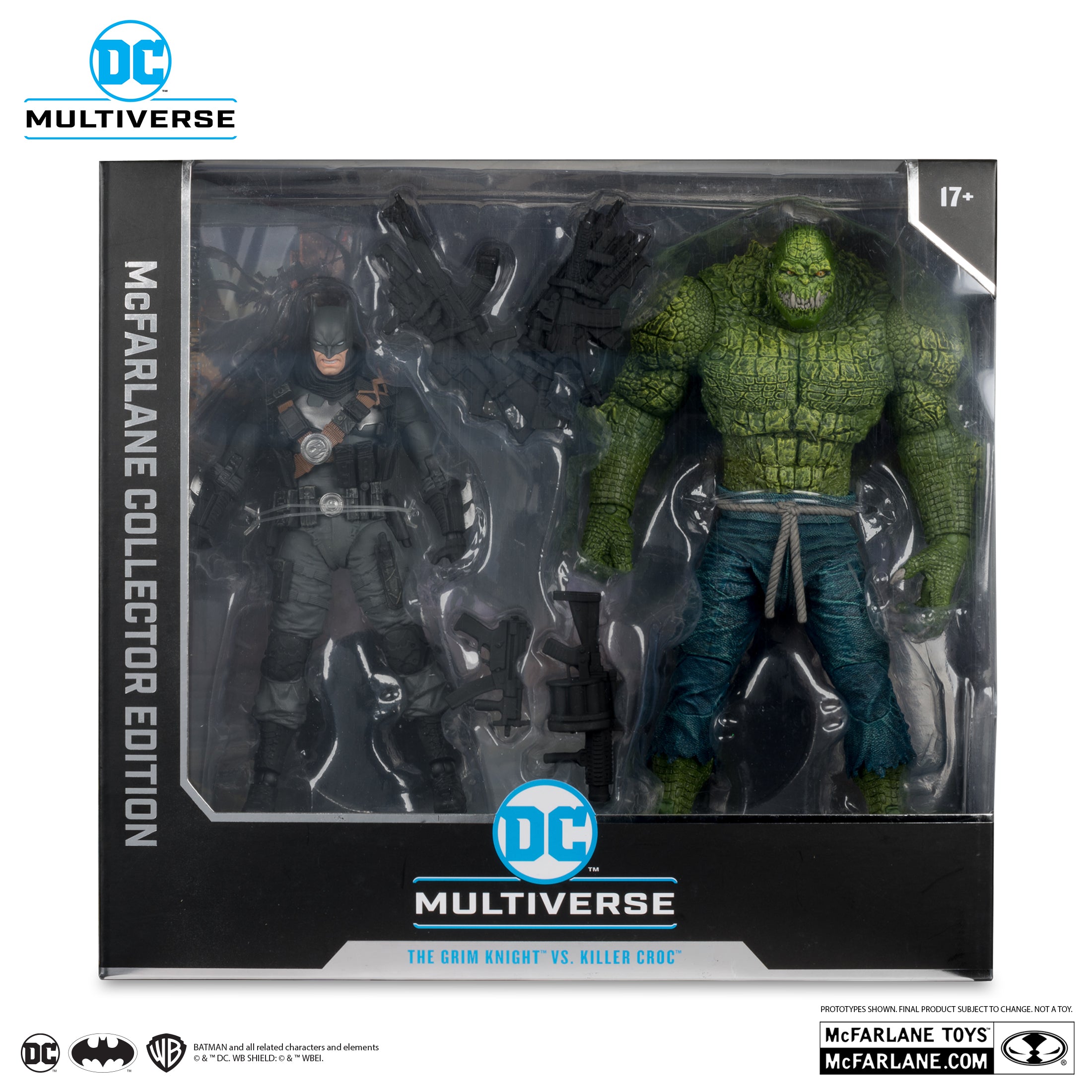 PREVENTA DC Multiverse The Grim Knight vs Killer Croc (Dark Multiverse) Collector Edition McFarlane (Primer pago/anticipo)