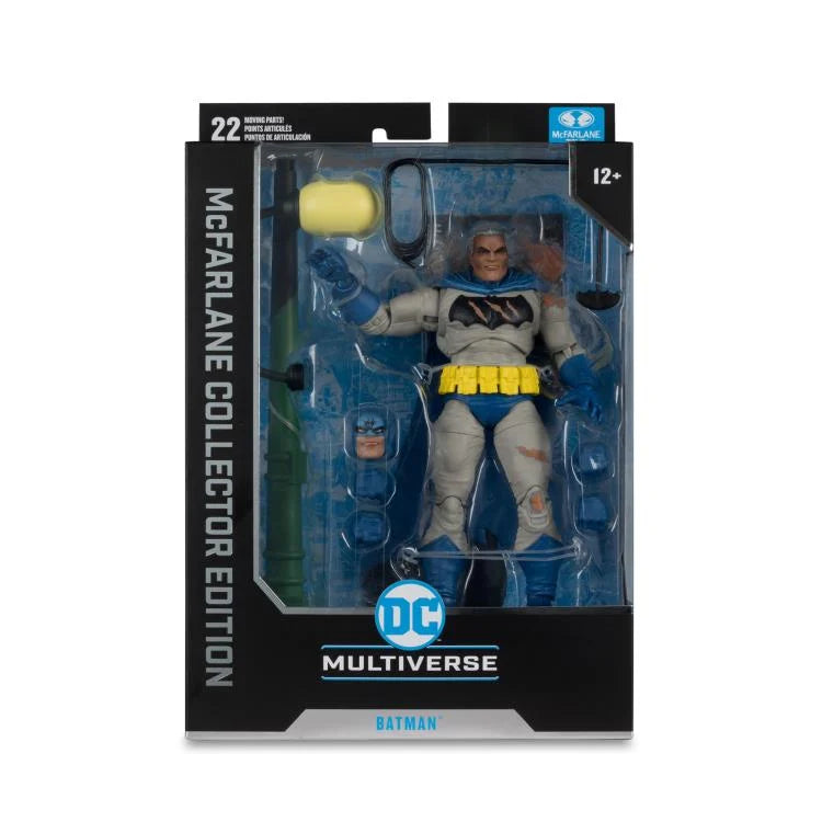 DC Multiverse Batman: The Dark Knight Batman (Battle Damage Blue) Collector Edition Mcfarlane