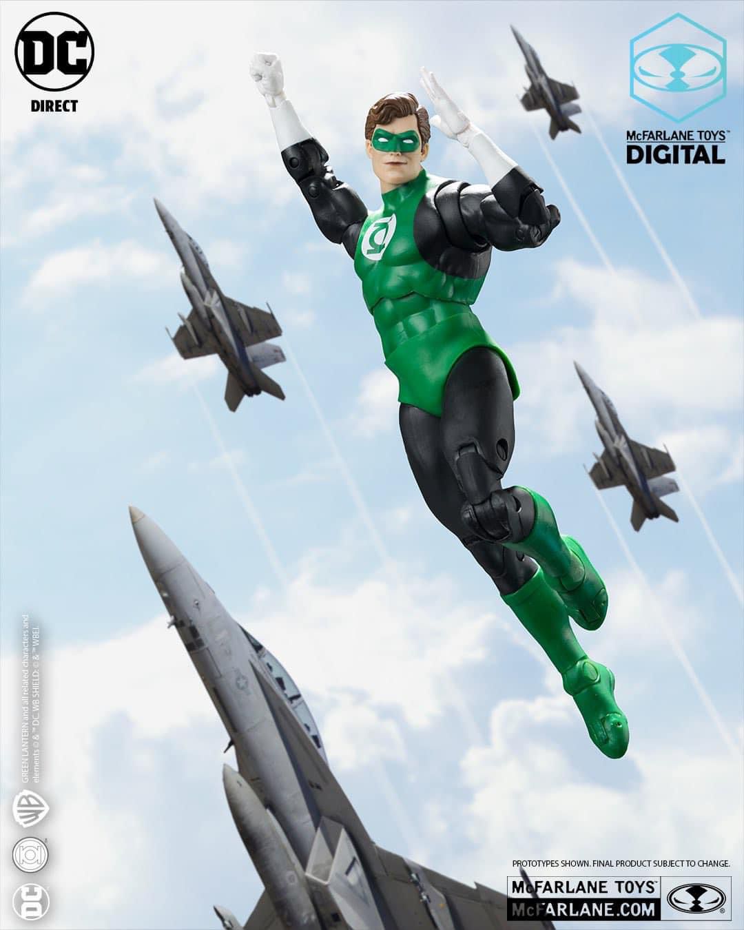 DC Direct McFarlane Digital Green Lantern (The Silver Age) McFarlane