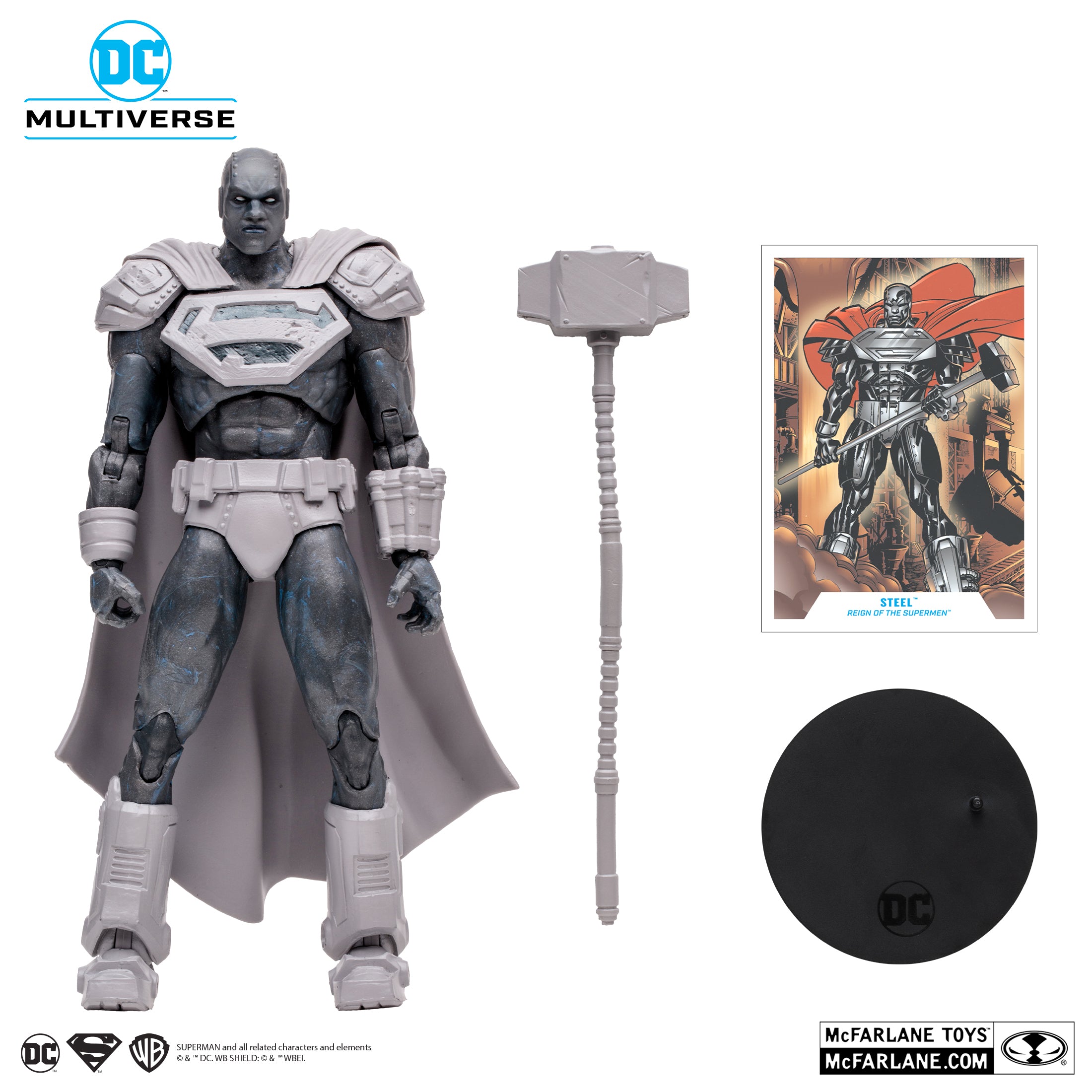 DC Multiverse Steel (Reign of the Supermen) Platinum McFarlane