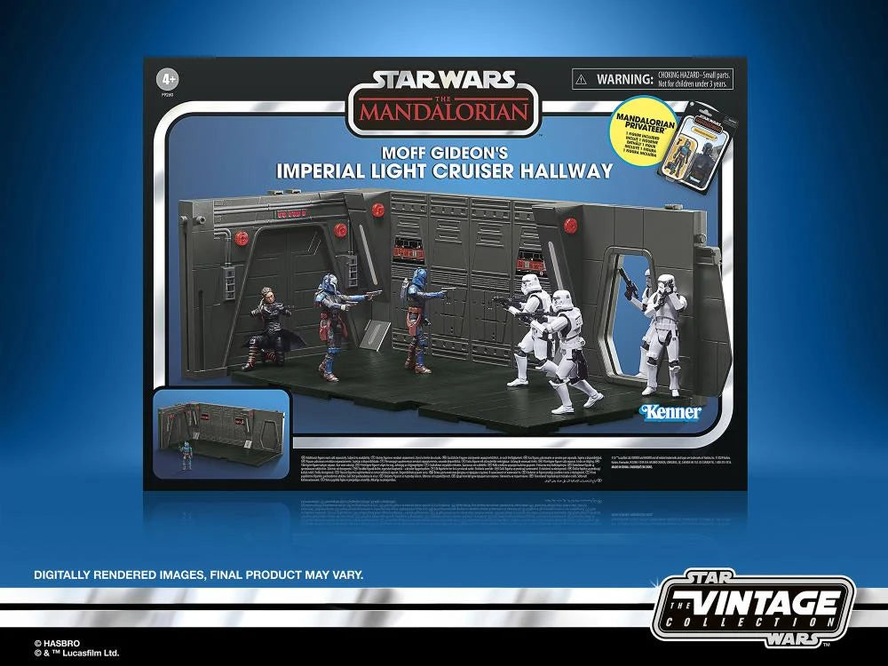 Star Wars The Vintage Collection Moff Gideon’s Imperial Light Cruiser Hallway Playset Hasbro