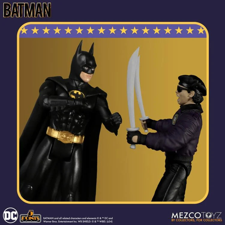 PREVENTA DC Comics Batman (1989) 5 Points Set de 3 Figuras Mezco Toyz (Primer pago/anticipo)