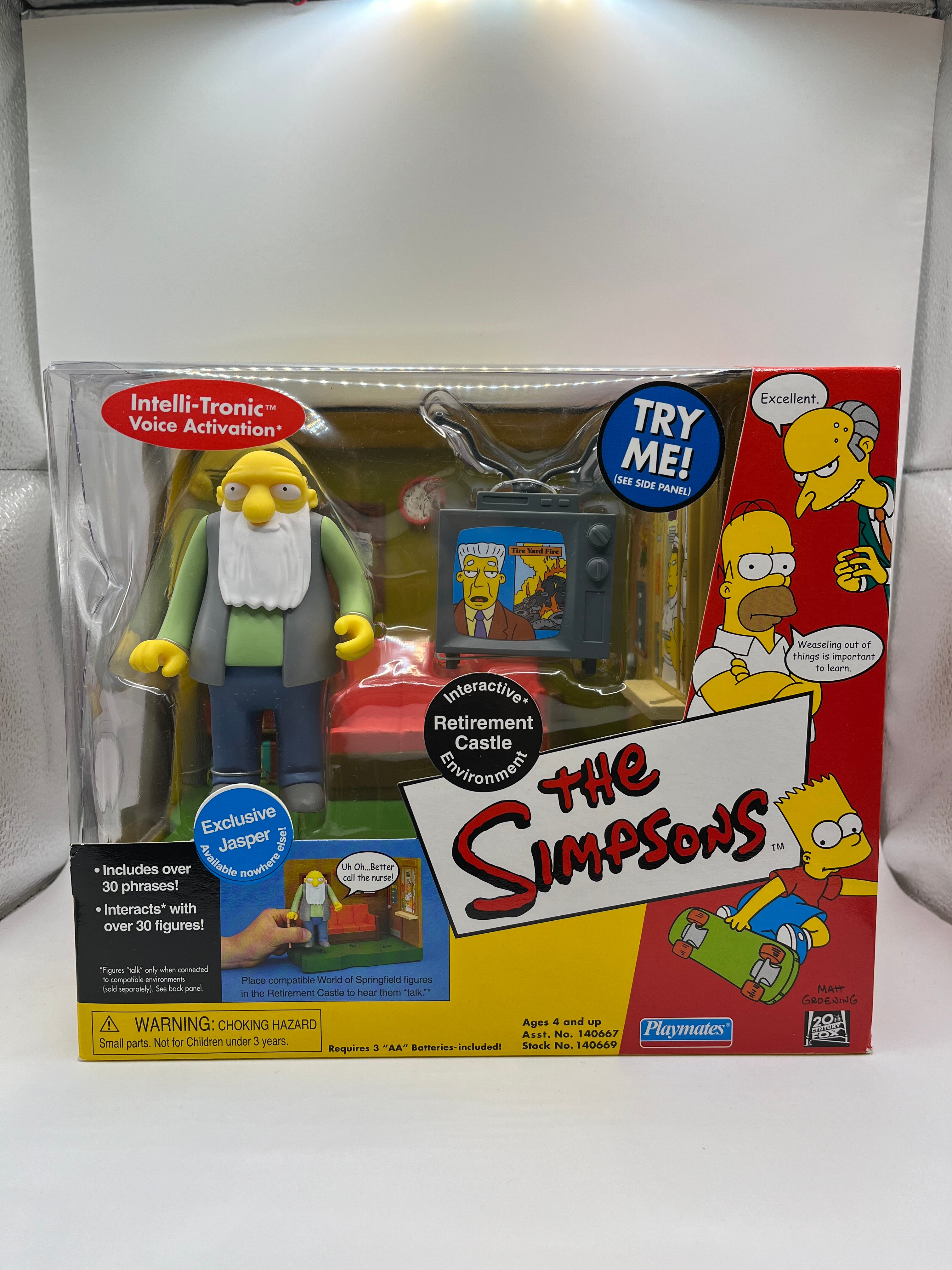 The Simpsons Retirement Castle Set Playmates
