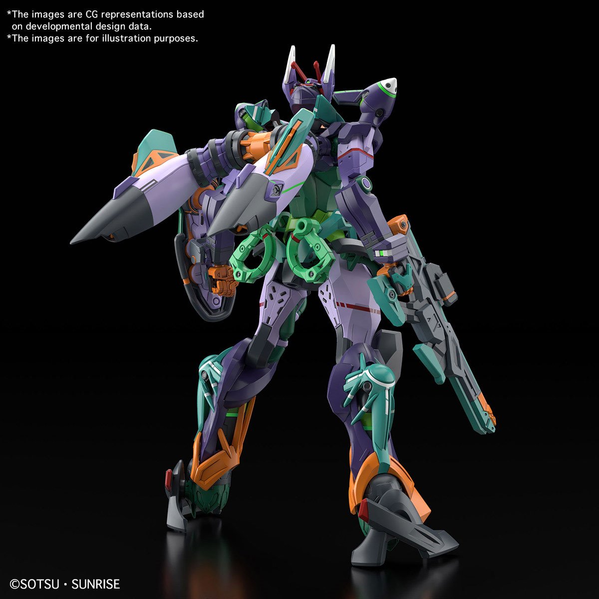 HG 1/144 GQuuuuuux GFred Gundam Model Kit Bandai