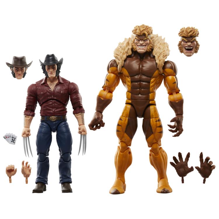 PREVENTA Wolverine 50th Anniversary Marvel Legends Logan and Sabretooth Two-Pack(primer pago/anticipo)