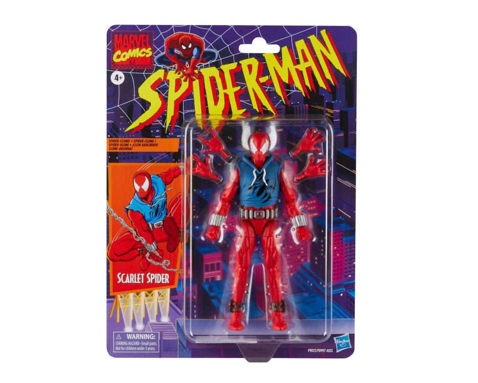 PREVENTA The Amazing Spider-Man Marvel Legends Retro Collection Scarlet Spider (Primer pago/anticipo)