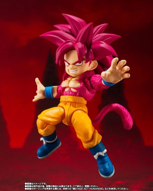 PREVENTA S.H. Figuarts Dragon Ball Daima Super Saiyan 4 Goku (Mini) Exclusivo Bandai (Primer pago/anticipo)