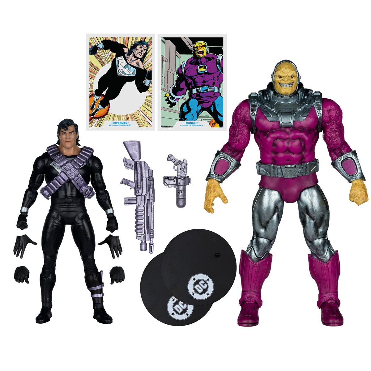 PREVENTA DC Multiverse Superman vs Mongul (The Return of Superman) Two-Pack McFarlane (Primer pago/anticipo)