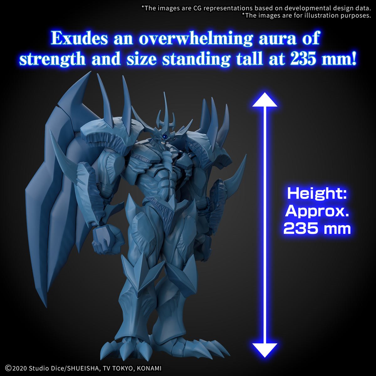 Yu-Gi-Oh! Duel Monsters Figure-rise Standard Amplified Obelisk the Tormentor Model Kit Bandai