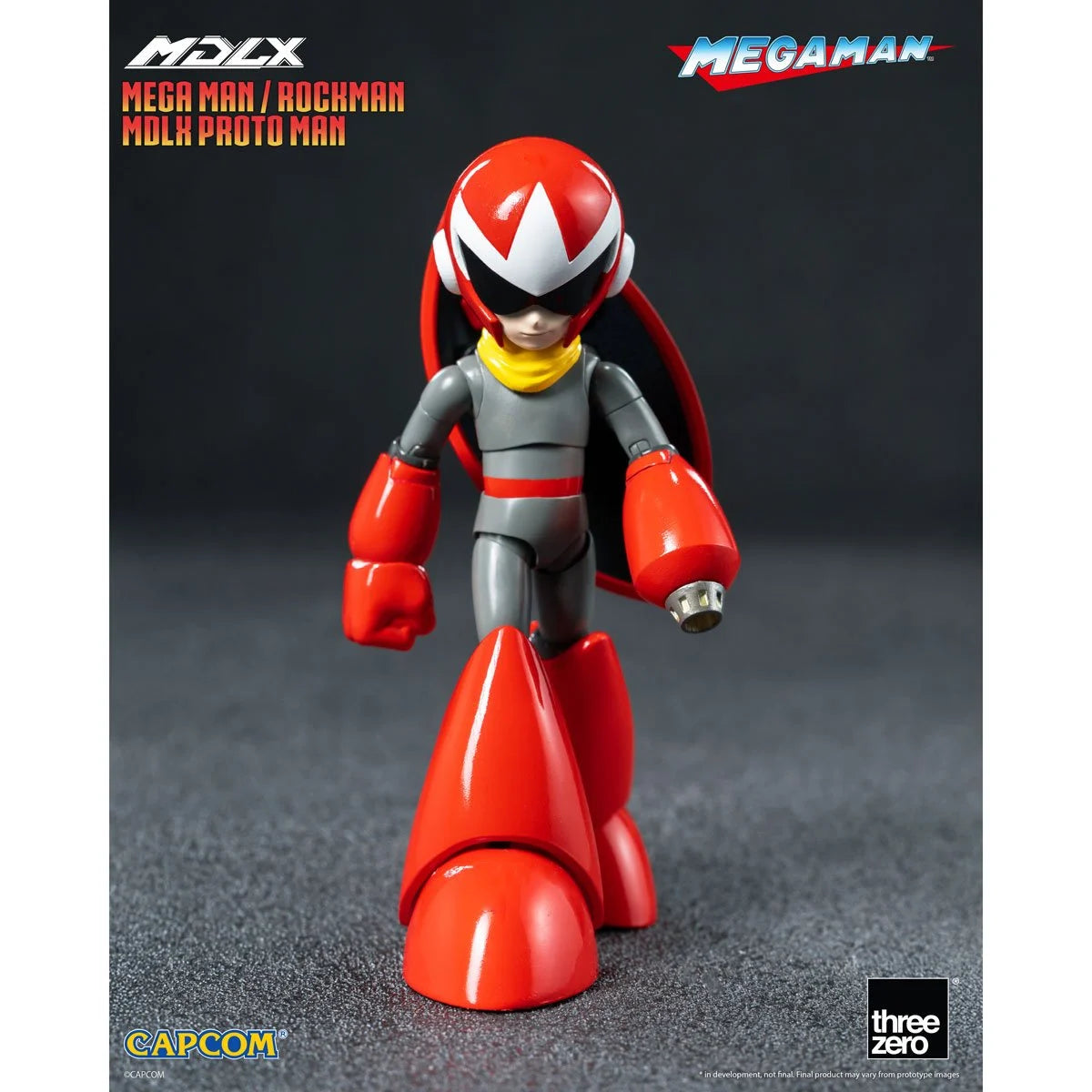 PREVENTA Mega Man MDLX Proto Man Threezero (Primer pago/anticipo)