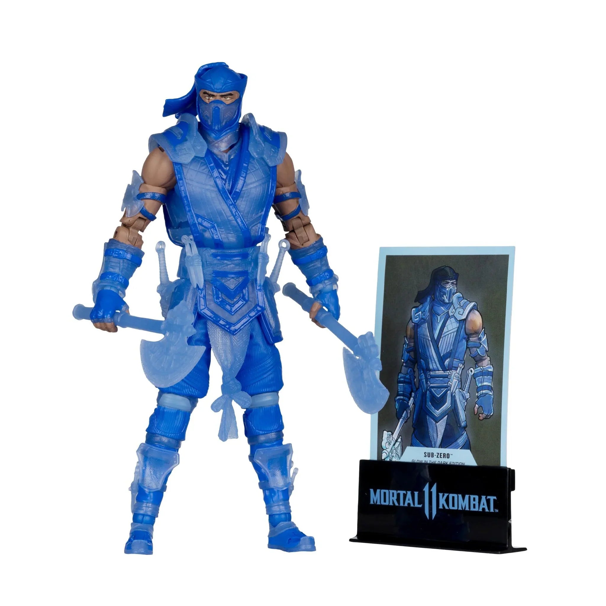 PREVENTA Mortal Kombat II Sub-Zero (Glow in the Dark) Gold Label Exclusive McFarlane (Primer pago/anticipo)