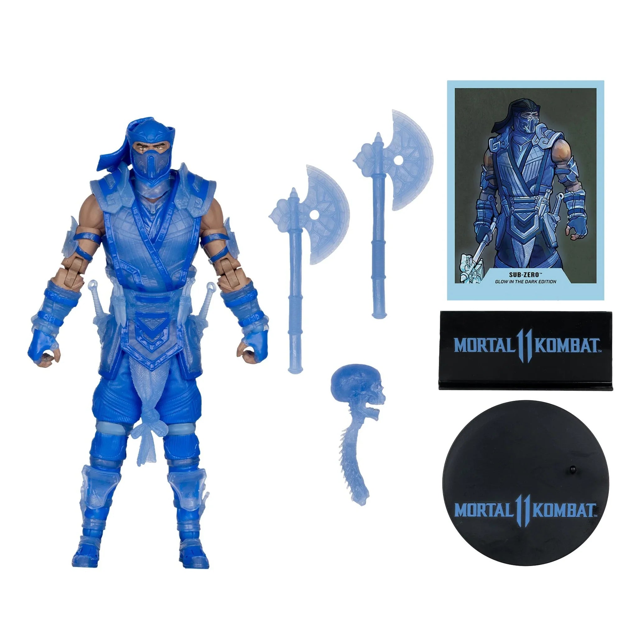 PREVENTA Mortal Kombat II Sub-Zero (Glow in the Dark) Gold Label Exclusive McFarlane (Primer pago/anticipo)