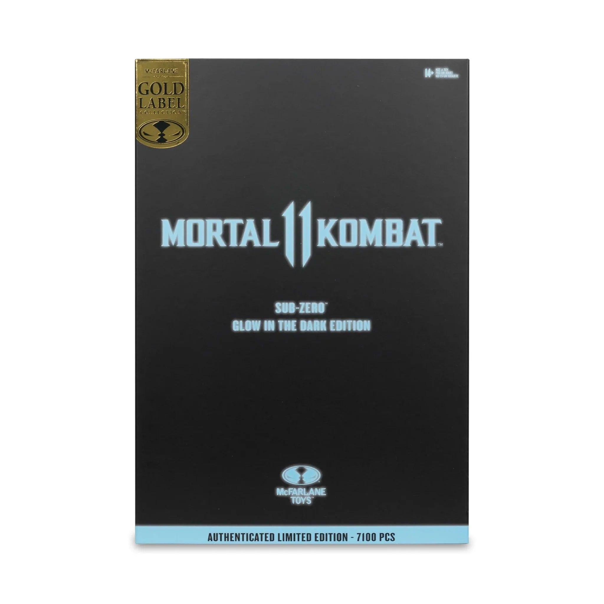 PREVENTA Mortal Kombat II Sub-Zero (Glow in the Dark) Gold Label Exclusive McFarlane (Primer pago/anticipo)