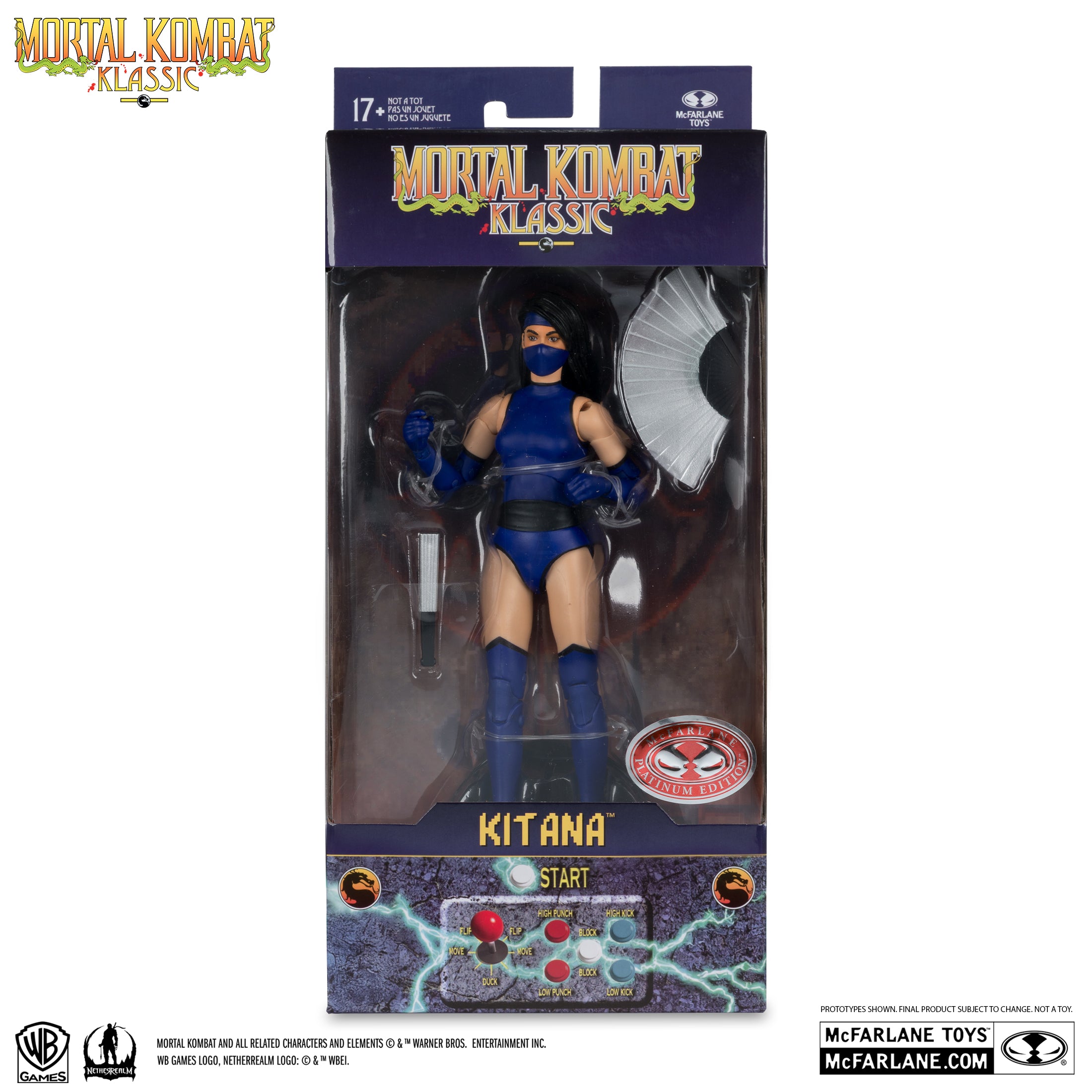 Mortal Kombat Klassic Kitana Red Platinum McFarlane