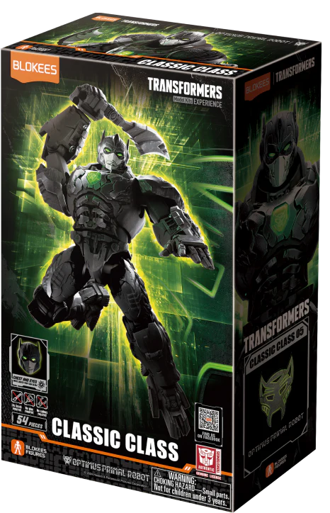 Transformers: Rise of the Beasts Classic Class 05 Optimus Primal (Robot Mode) Model Kit Blokees