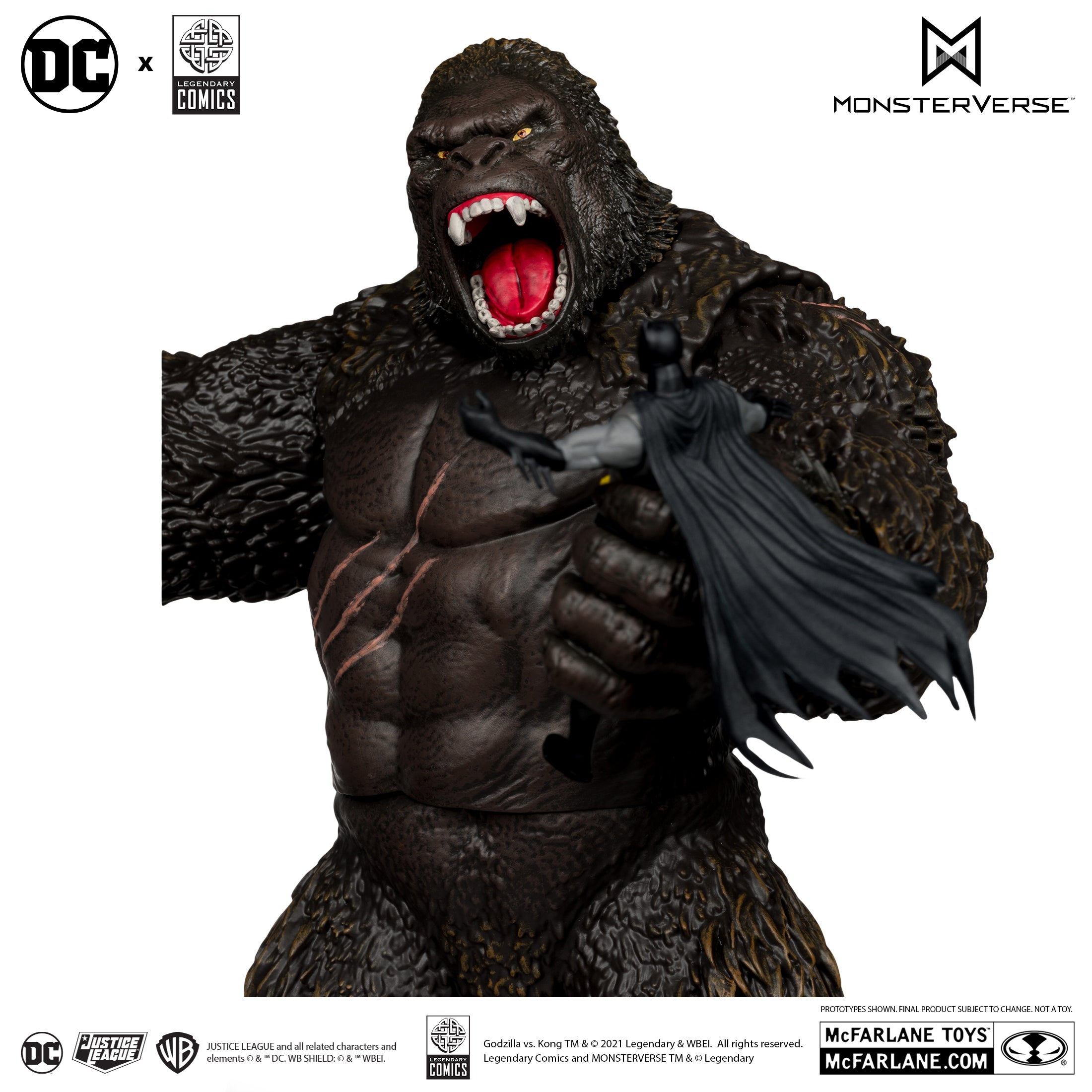 PREVENTA DC Multiverse Batman vs Kong (Justice League vs. Godzilla vs. Kong) McFarlane (Primer pago/anticipo)