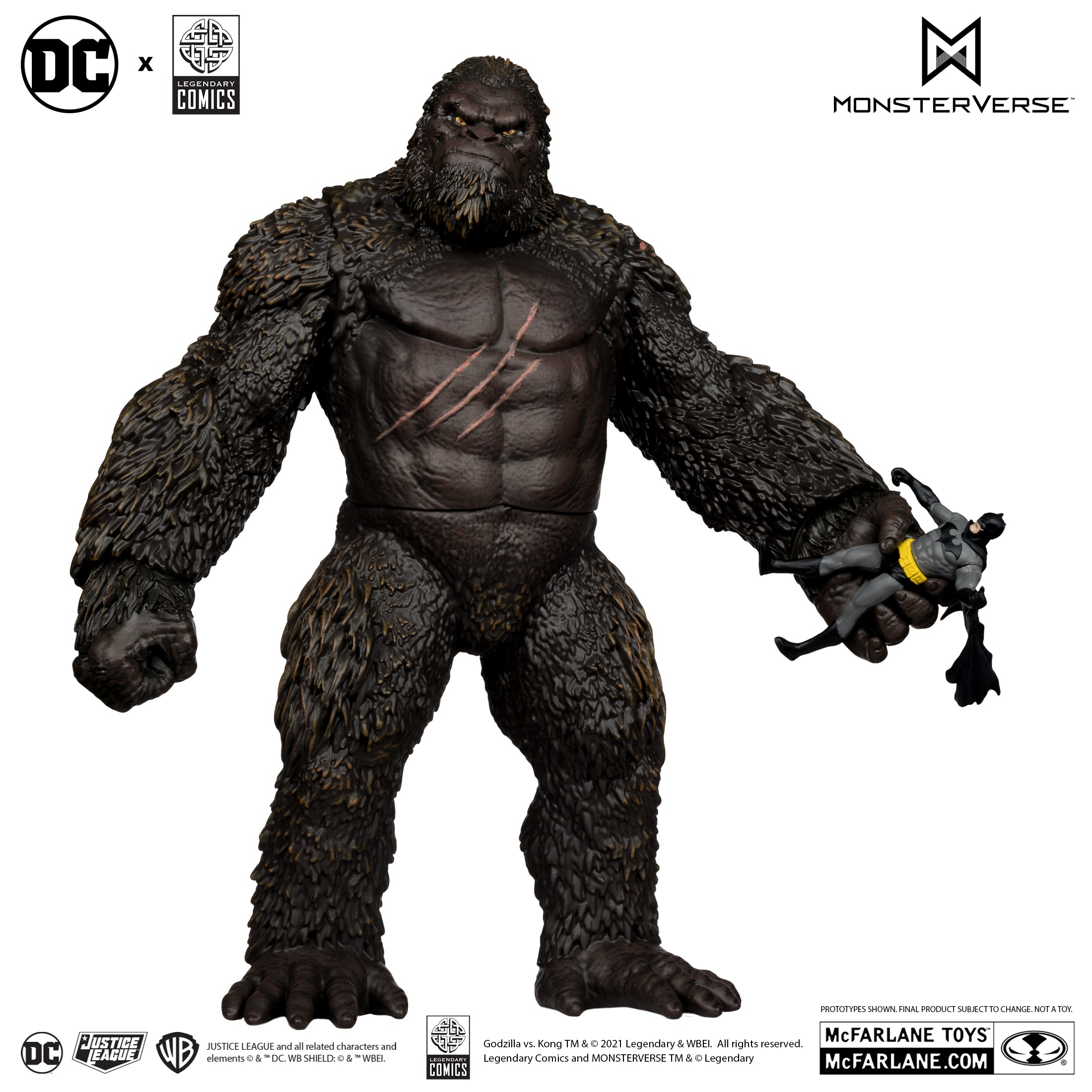 DC Multiverse Batman vs Kong (Justice League vs. Godzilla vs. Kong) McFarlane