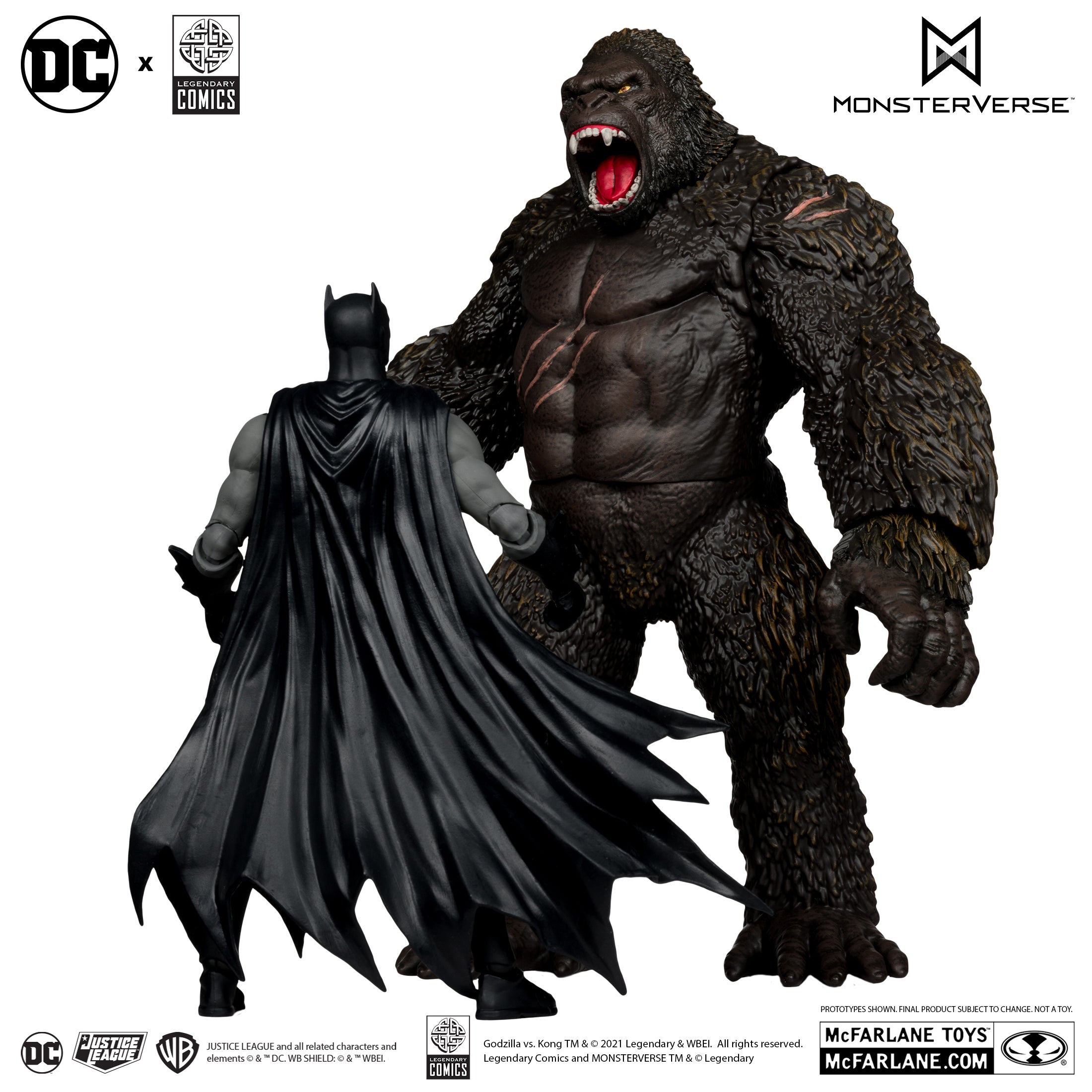 PREVENTA DC Multiverse Batman vs Kong (Justice League vs. Godzilla vs. Kong) McFarlane (Primer pago/anticipo)