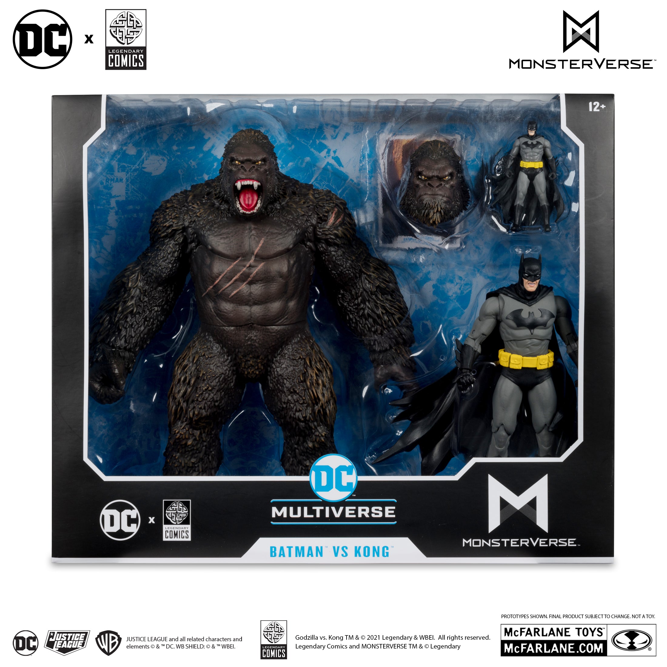 PREVENTA DC Multiverse Batman vs Kong (Justice League vs. Godzilla vs. Kong) McFarlane (Primer pago/anticipo)