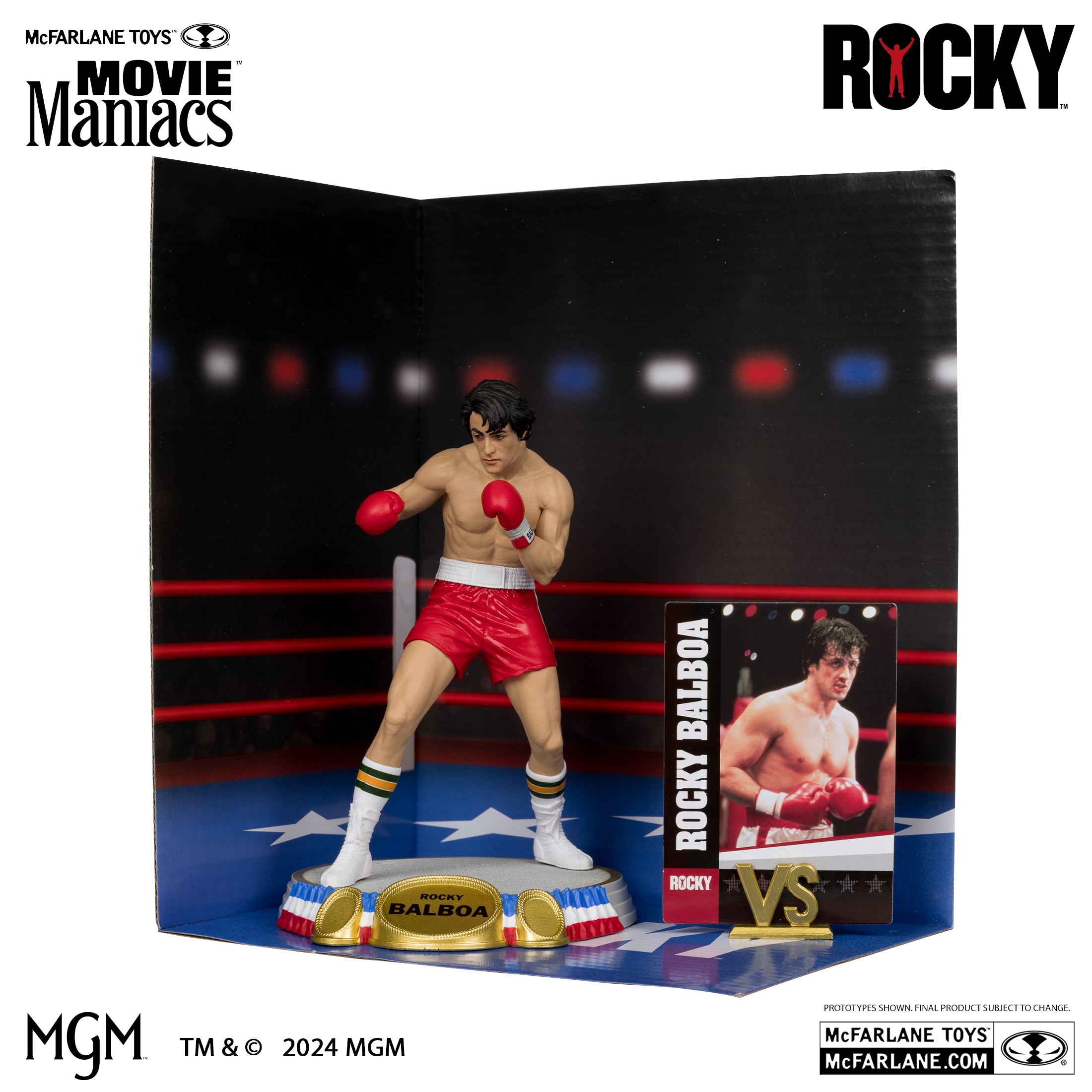 Movie Maniacs Rocky Balboa (Platinum) McFarlane