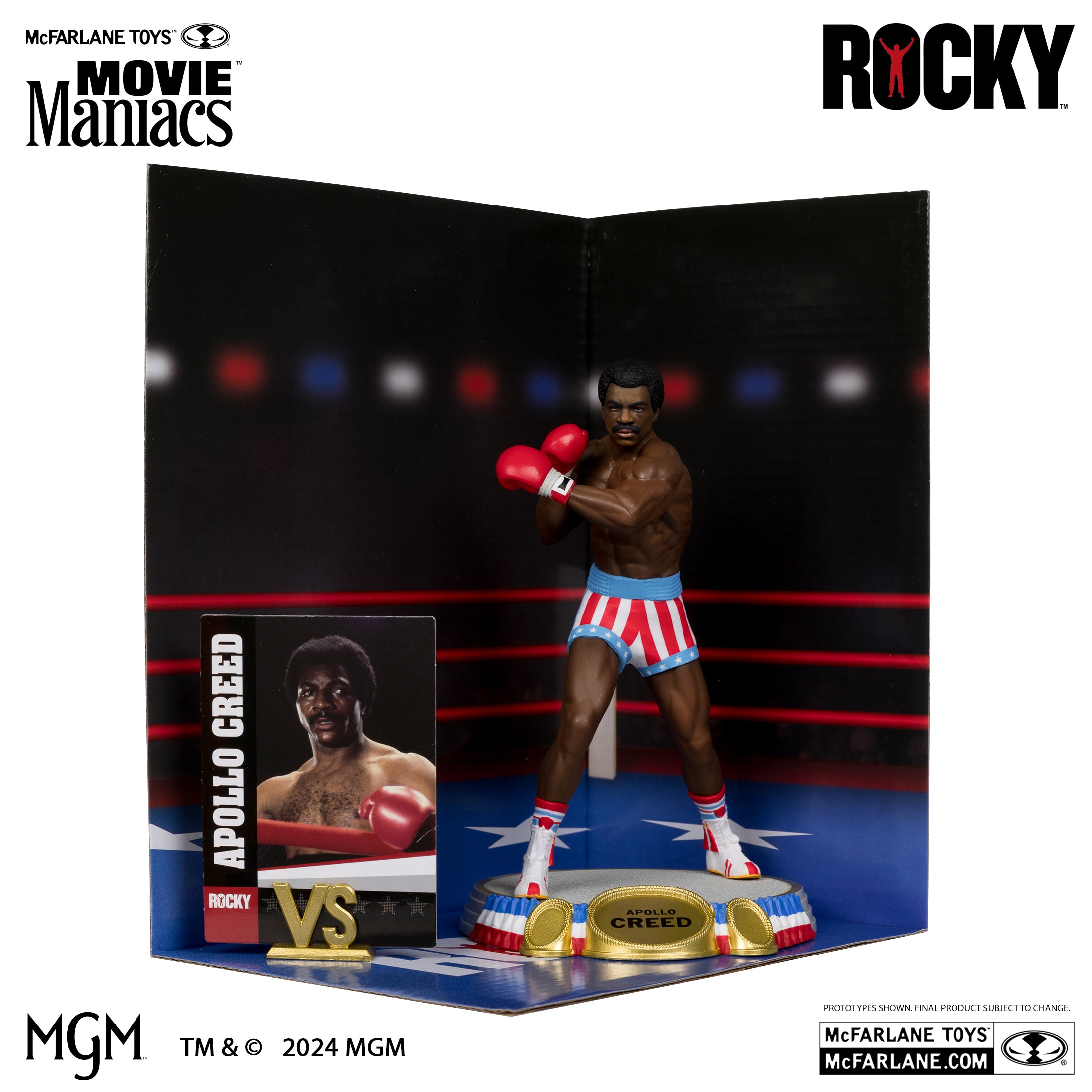 Movie Maniacs Rocky Apollo Creed McFarlane