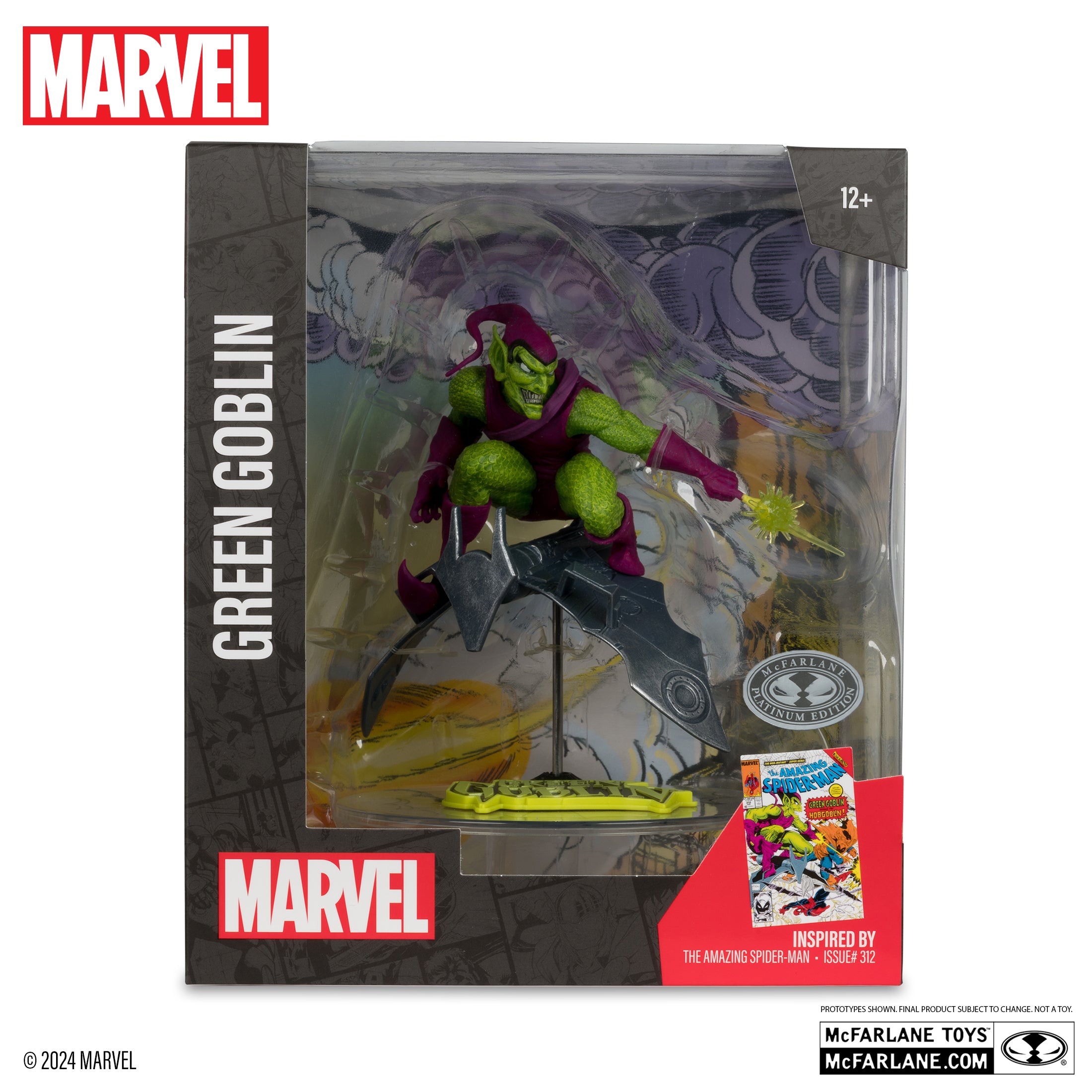 Marvel Comics Green Goblin (The Amazing Spider-Man #312) Estatua 1/10 Platinum Edition McFarlane