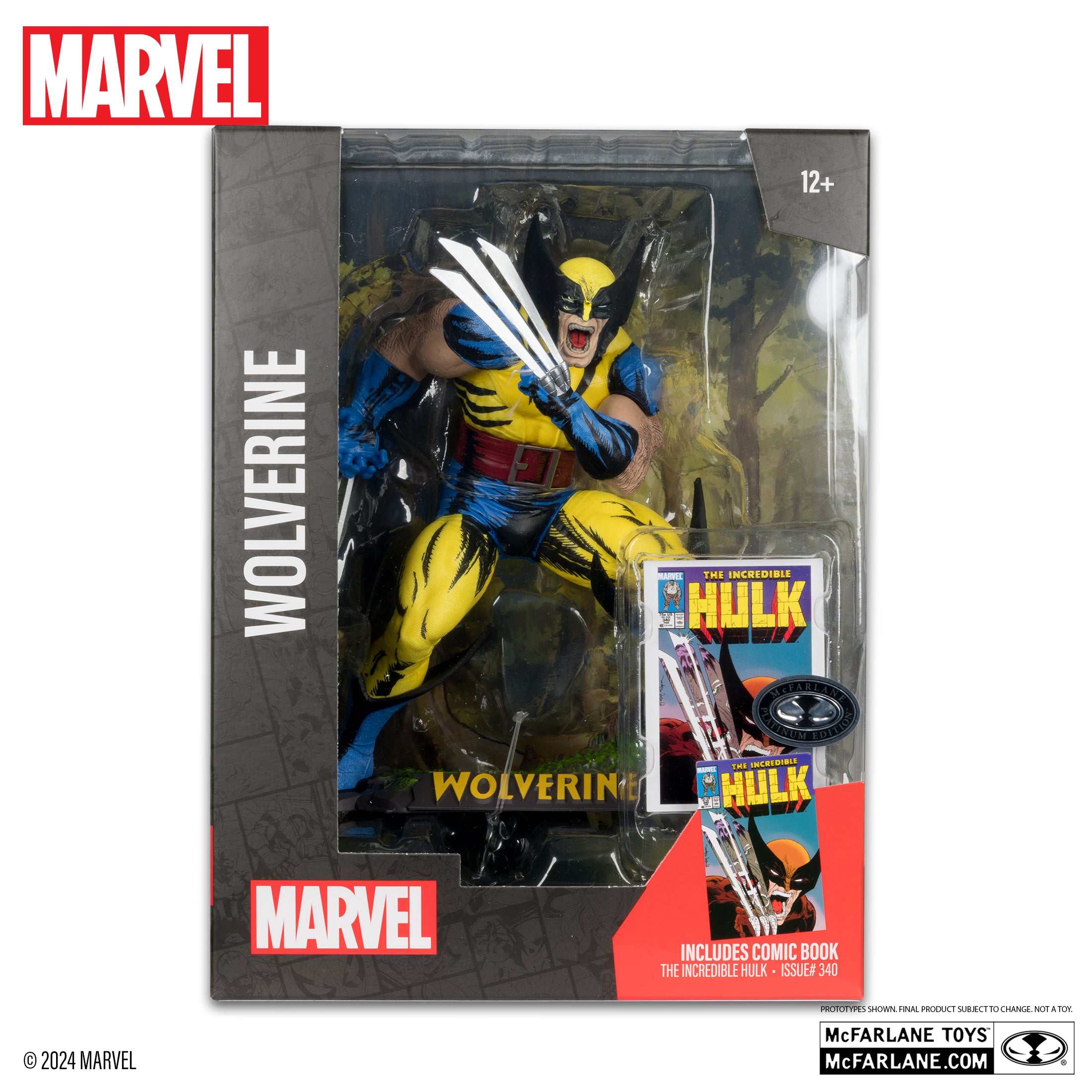 Marvel Comics Wolverine (The Incredible Hulk #340) Estatua 1/6 Platinum Edition McFarlane