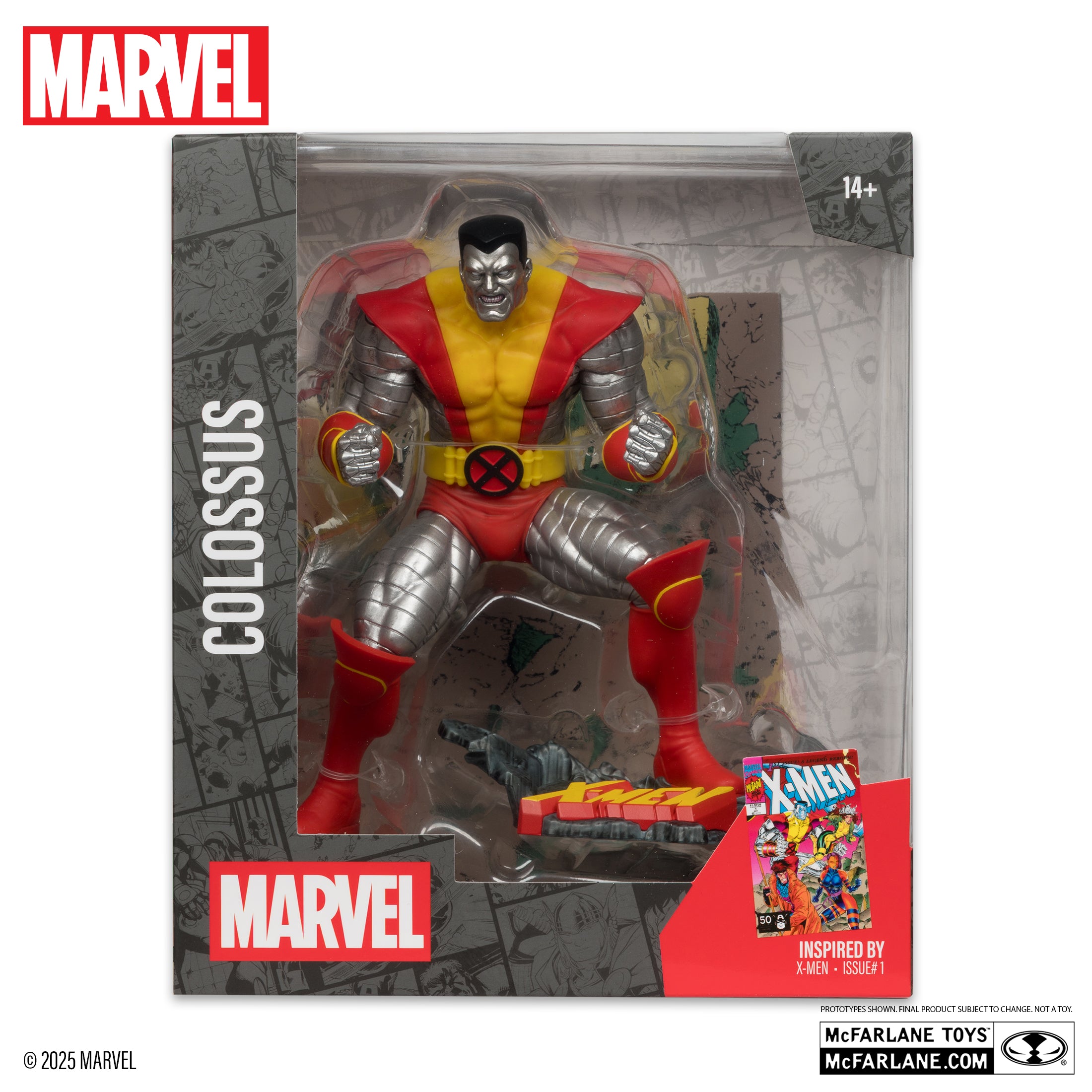 Marvel Comics Colossus (X-Men #1) 1/10 Statue Red Platinum McFarlane