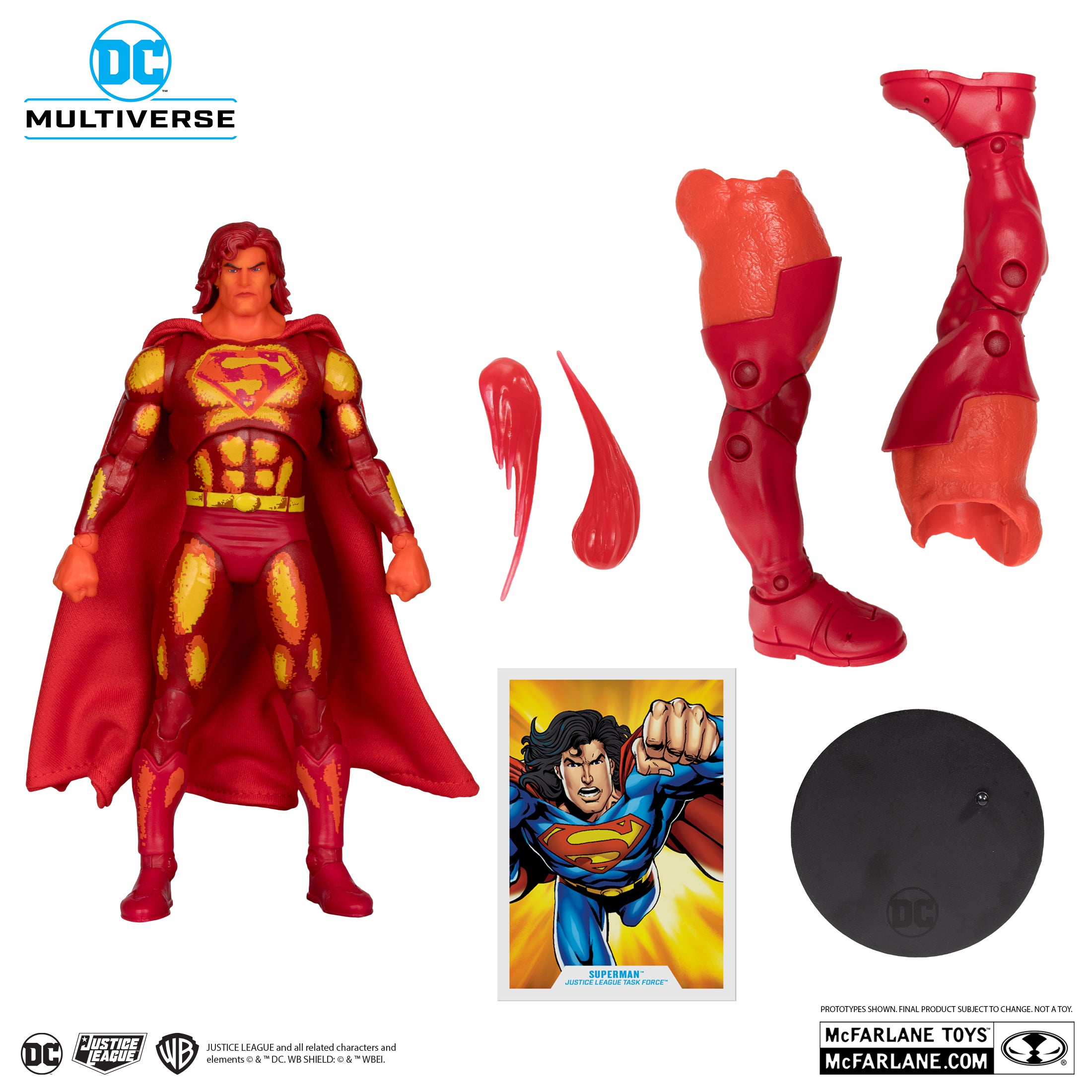 DC Multiverse Justice League Task Force Superman Platinum Edition McFarlane