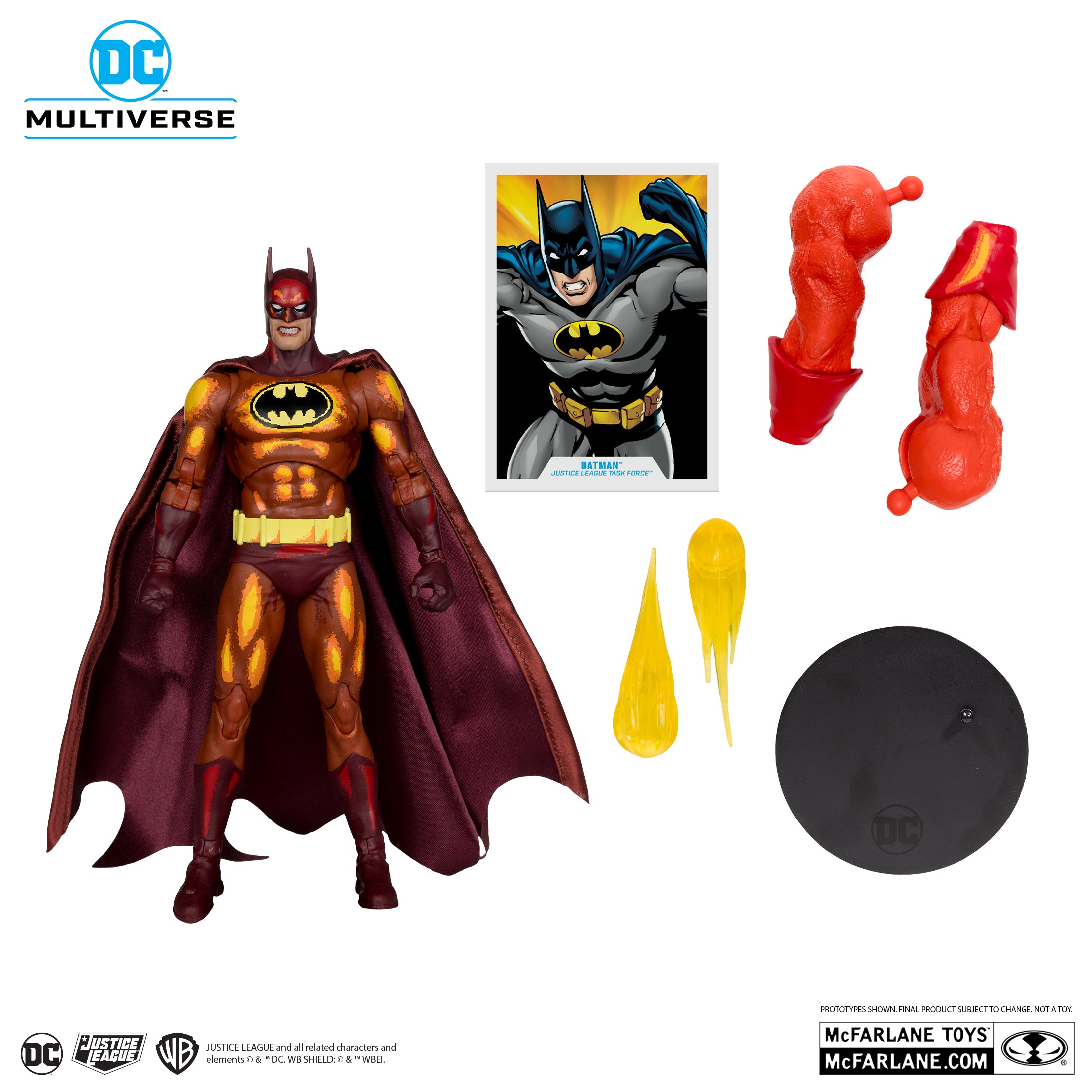 DC Multiverse Justice League Task Force Batman Platinum Edition McFarlane
