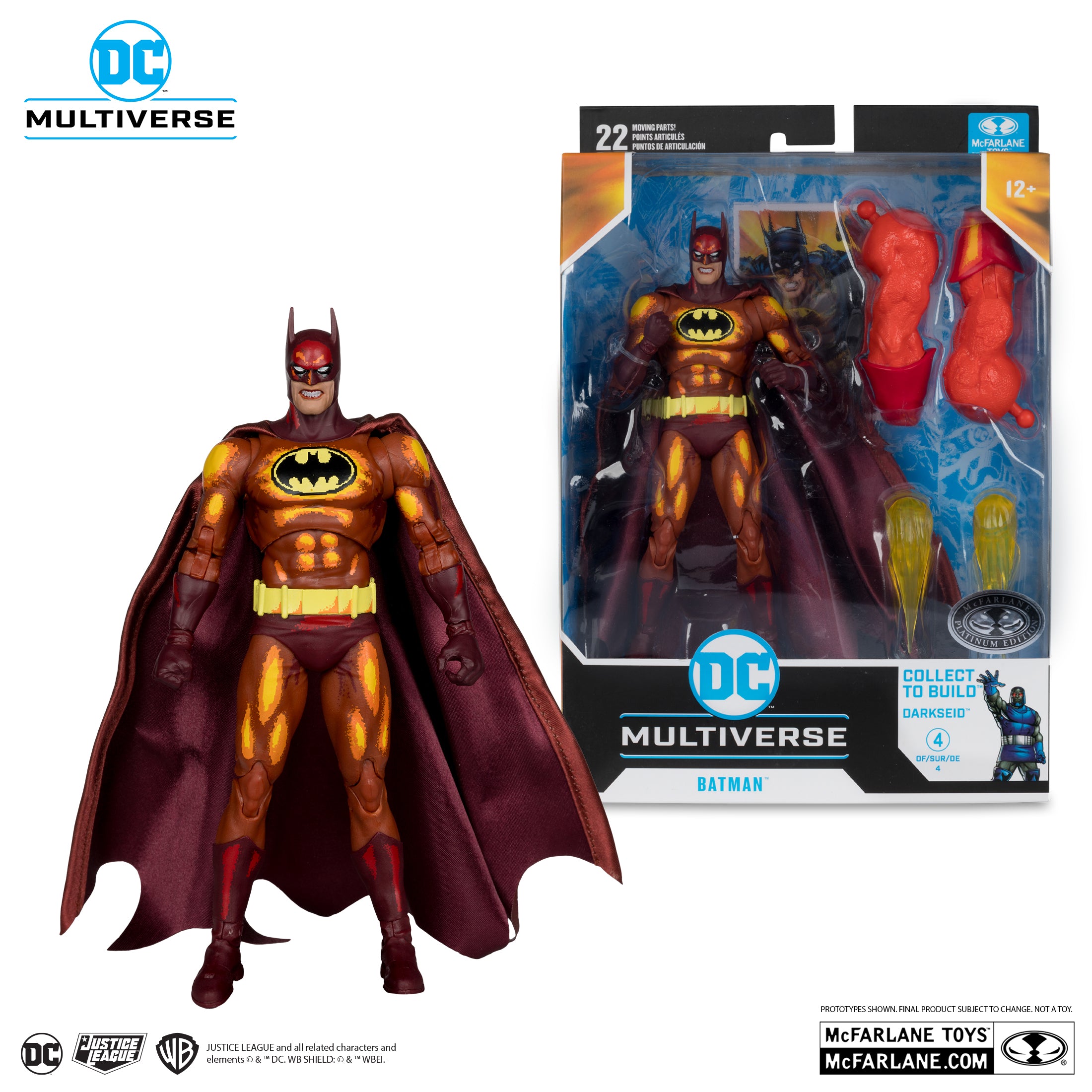 DC Multiverse Justice League Task Force Batman Platinum Edition McFarlane