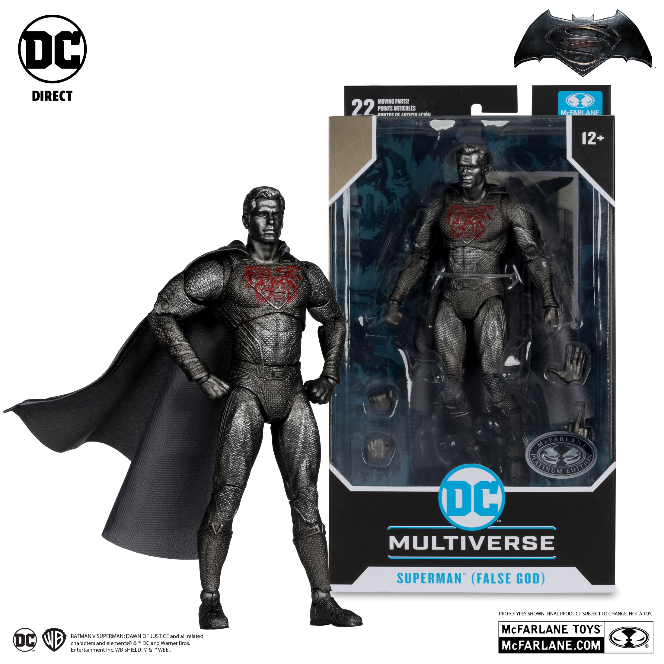 DC Multiverse Superman False God Platinum Edition (Batman v Superman Dawn Of Justice) McFarlane