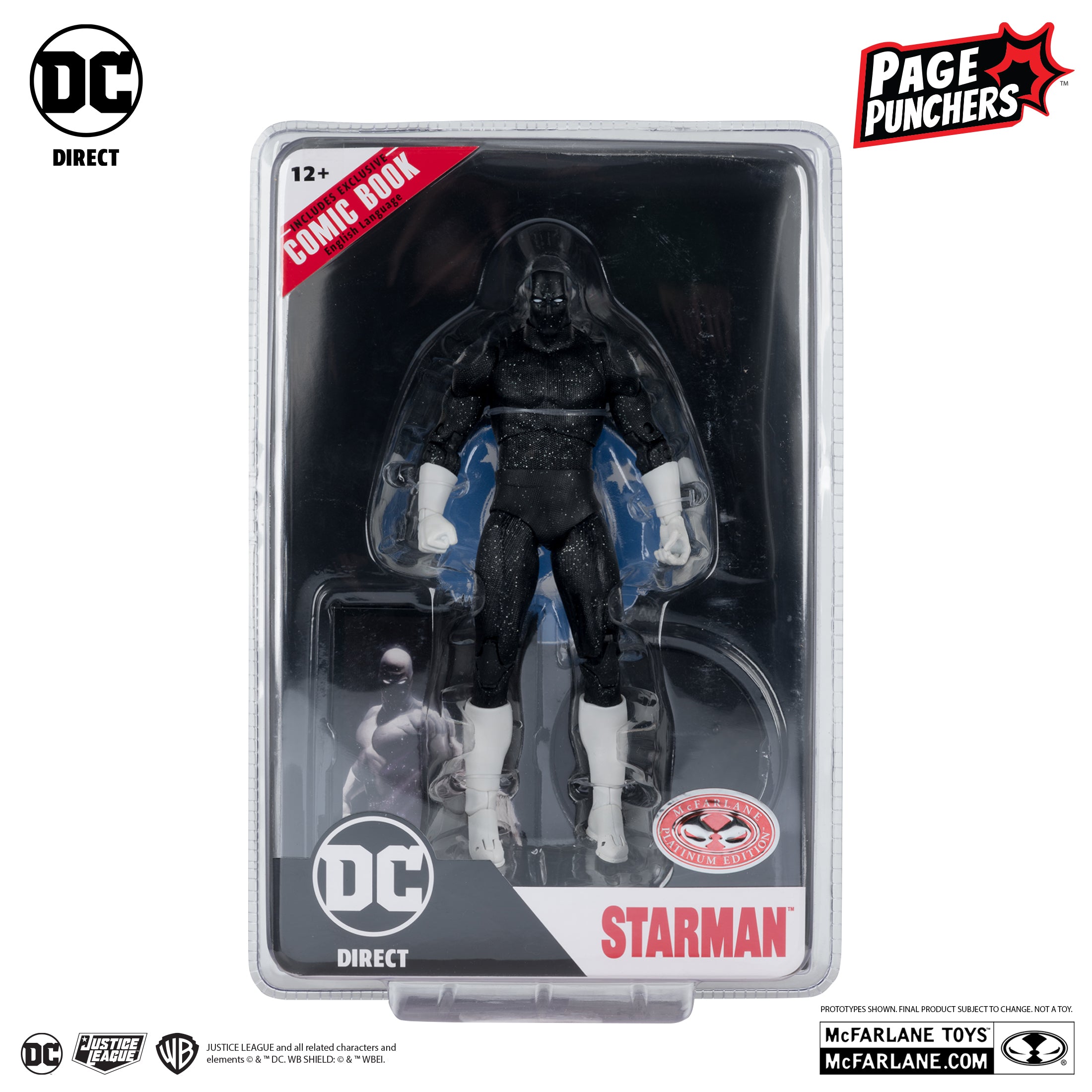 DC Direct Page Punchers Starman (Kingdom Come) Red Platinum Edition McFarlane