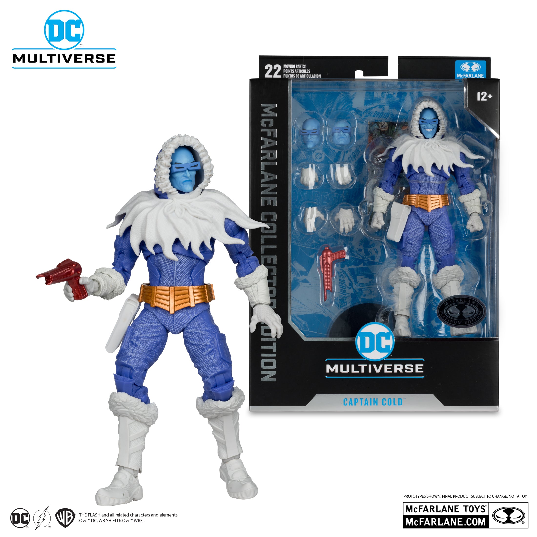 DC Multiverse The Rogues Captain Cold Collector Edition Platinum Edition McFarlane