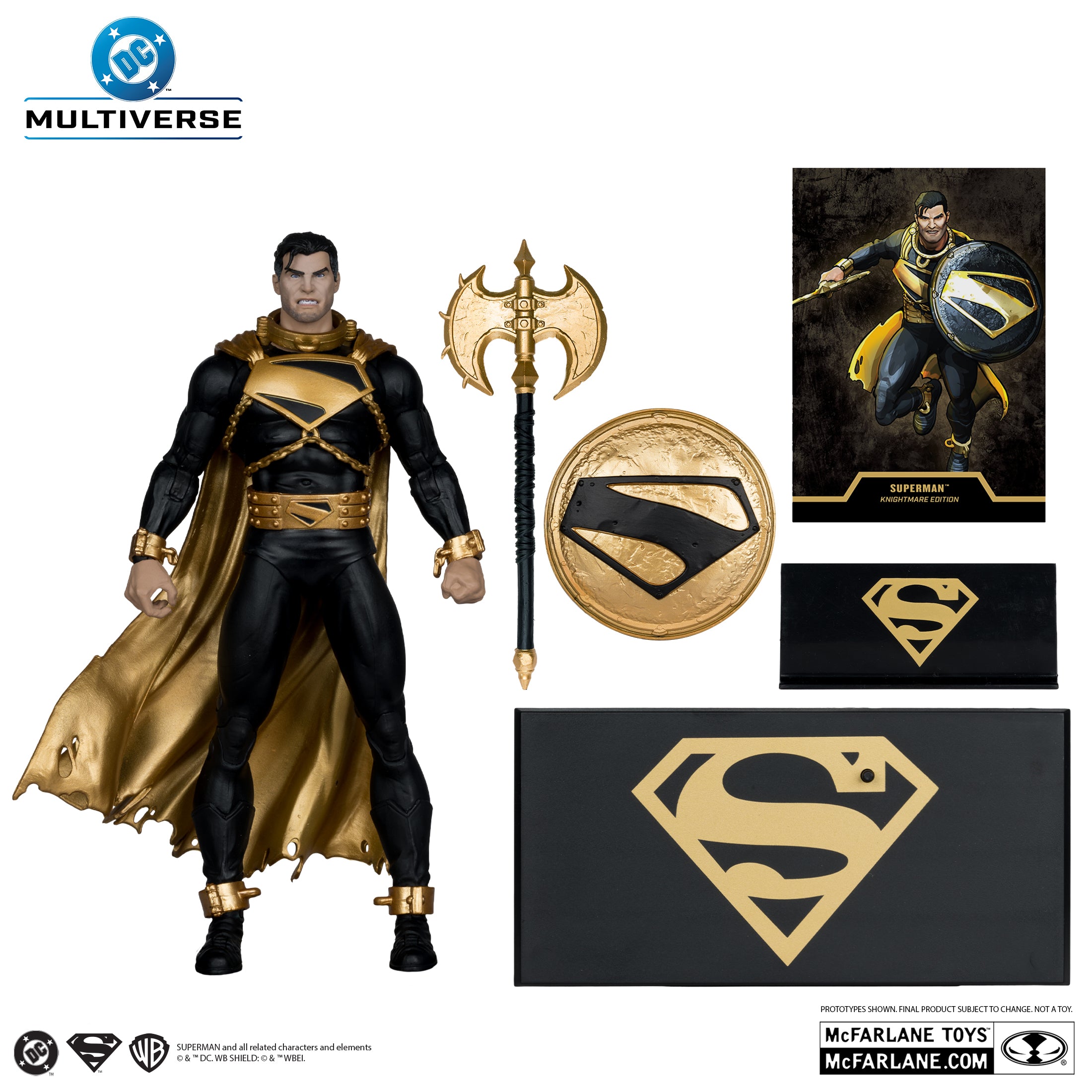 DC Multiverse Superman (Future State) Knightmare Edition Gold Label McFarlane