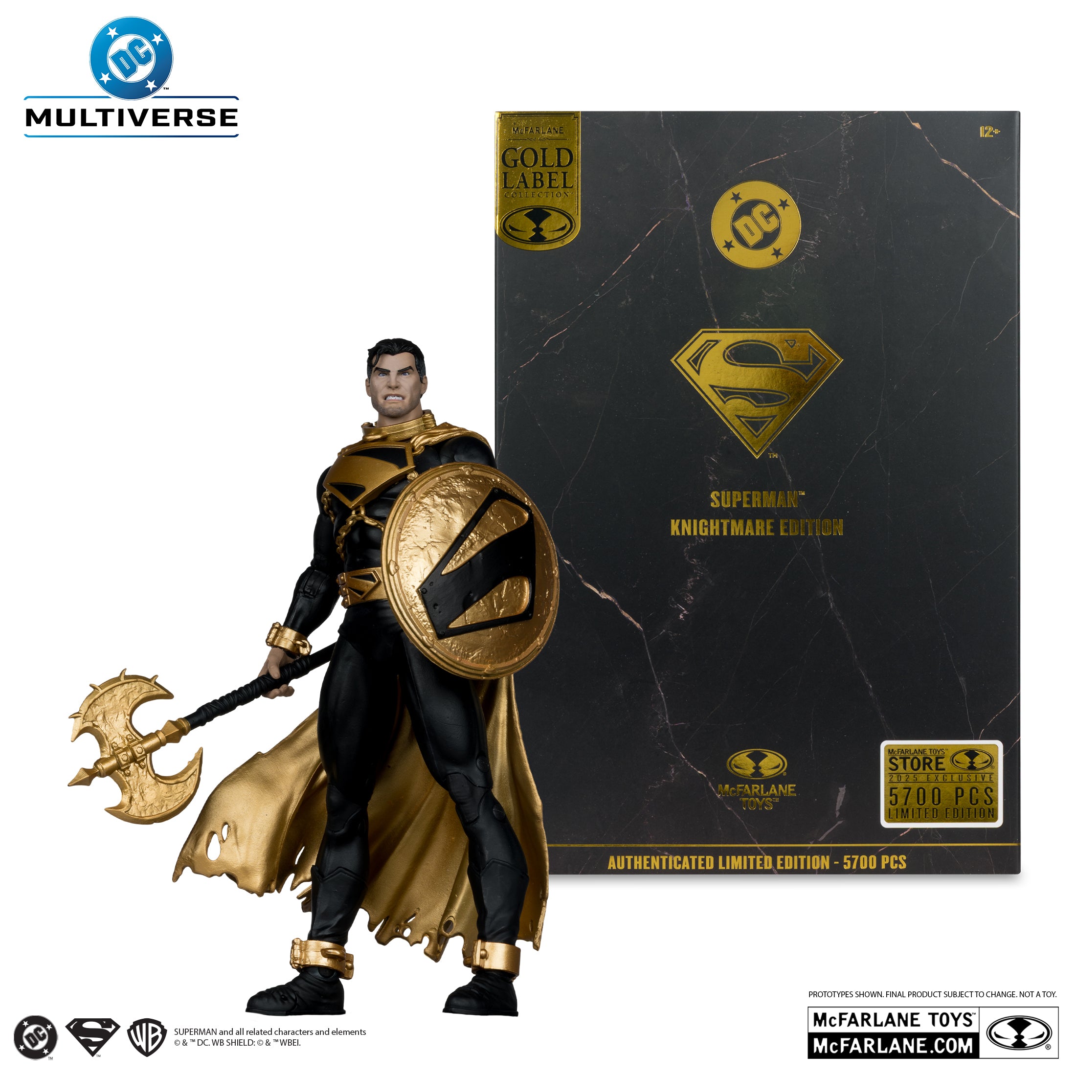 DC Multiverse Superman (Future State) Knightmare Edition Gold Label McFarlane