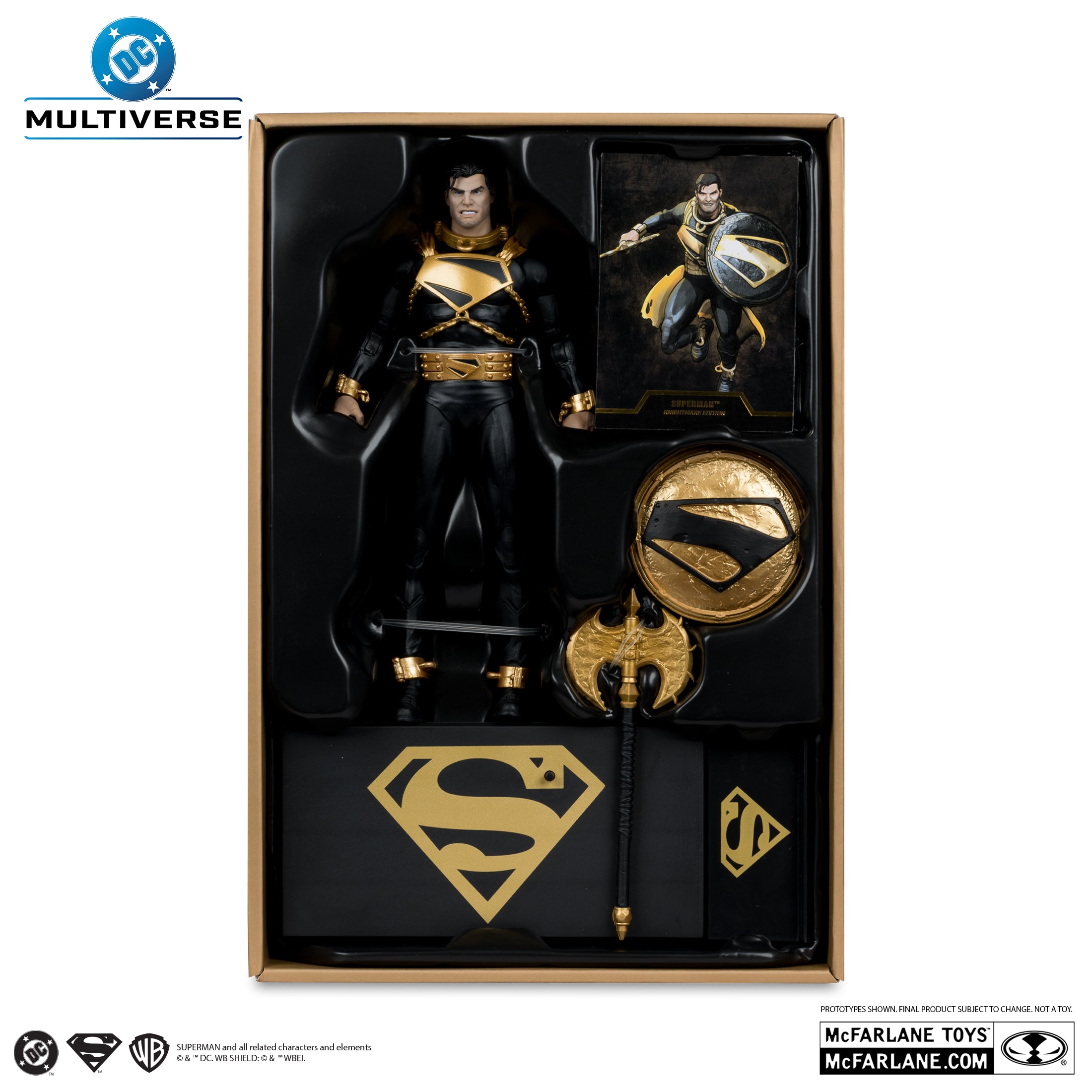DC Multiverse Superman (Future State) Knightmare Edition Gold Label McFarlane