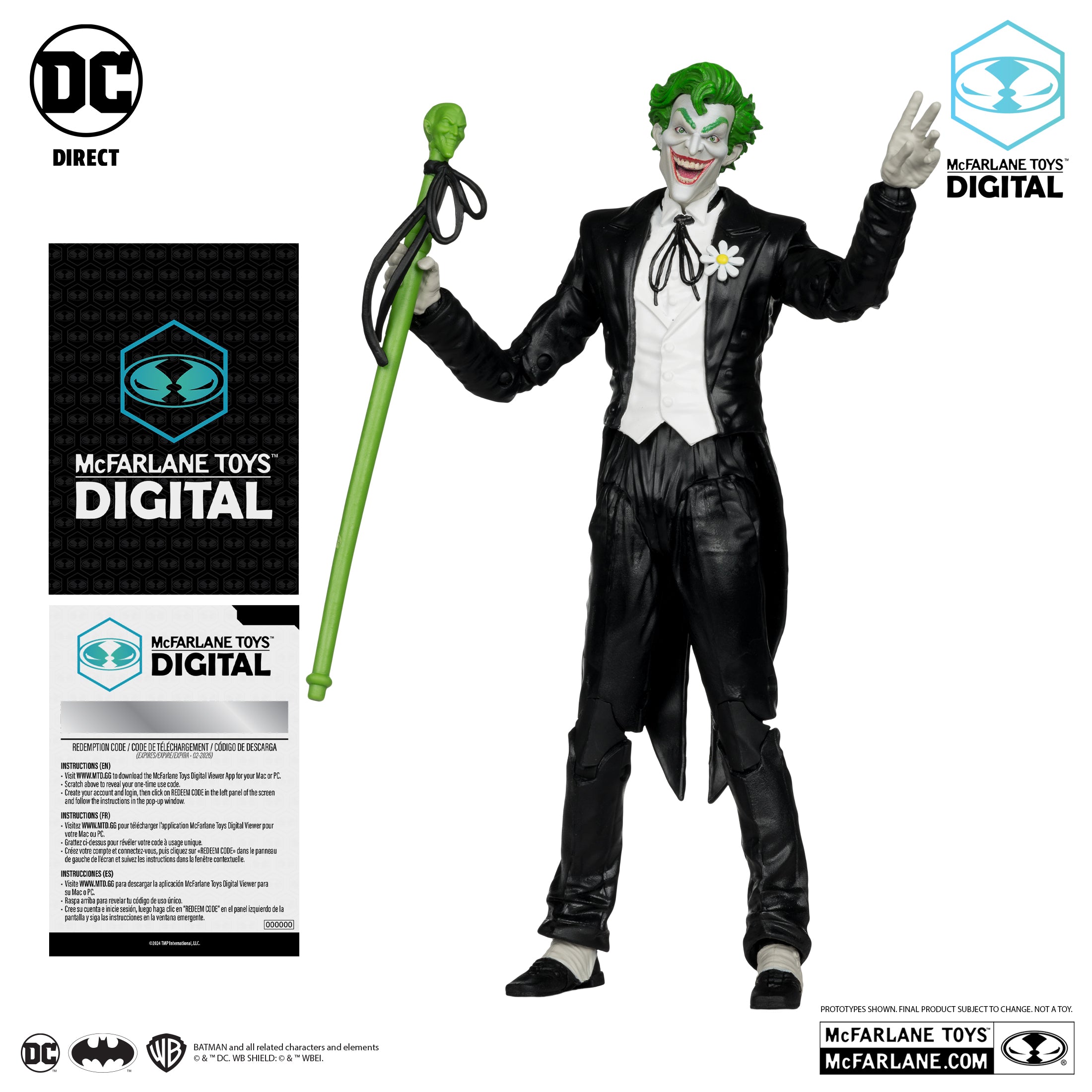 DC Digital McFarlane The Joker (DC: The Silver Age) Platinum Edition McFarlane