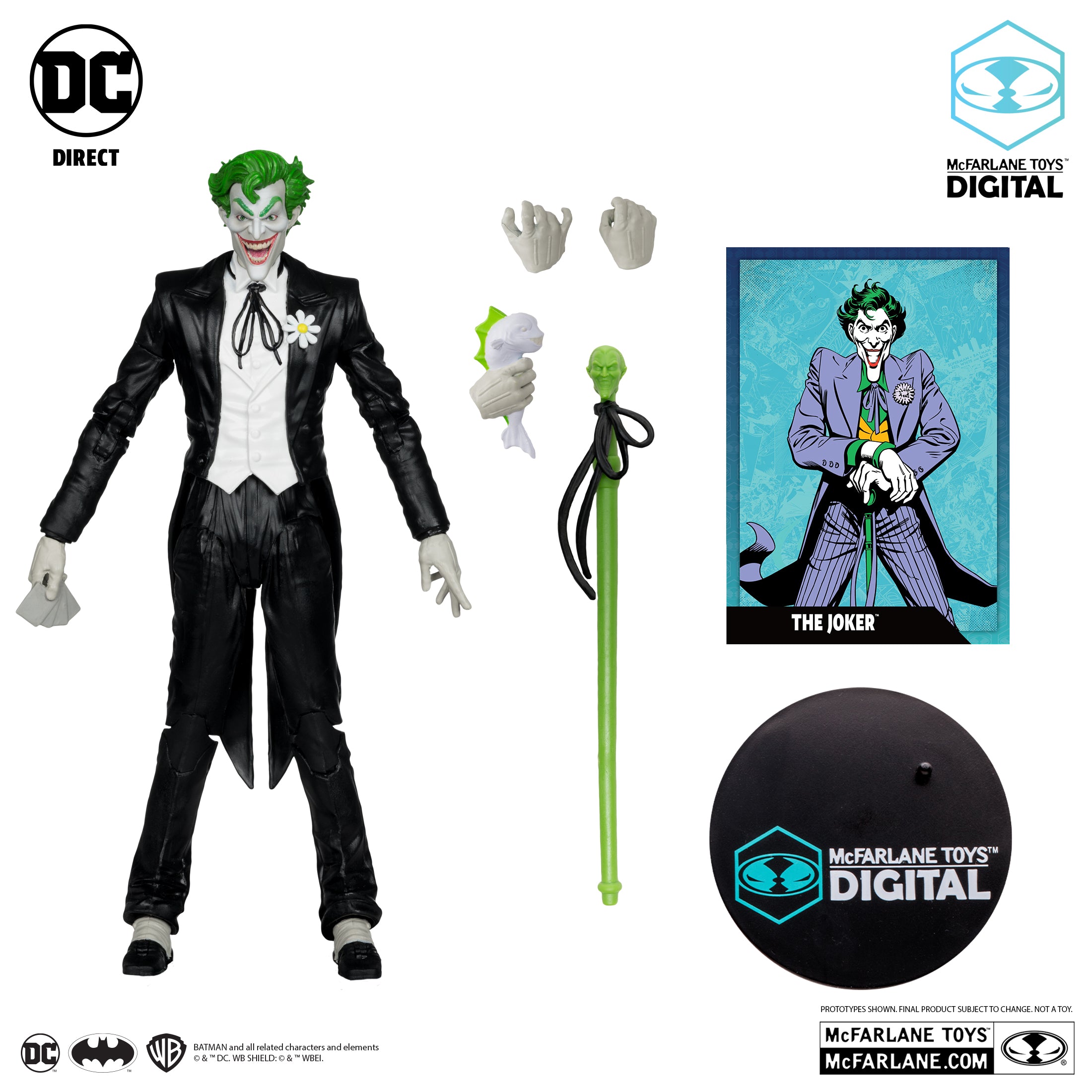 DC Digital McFarlane The Joker (DC: The Silver Age) Platinum Edition McFarlane