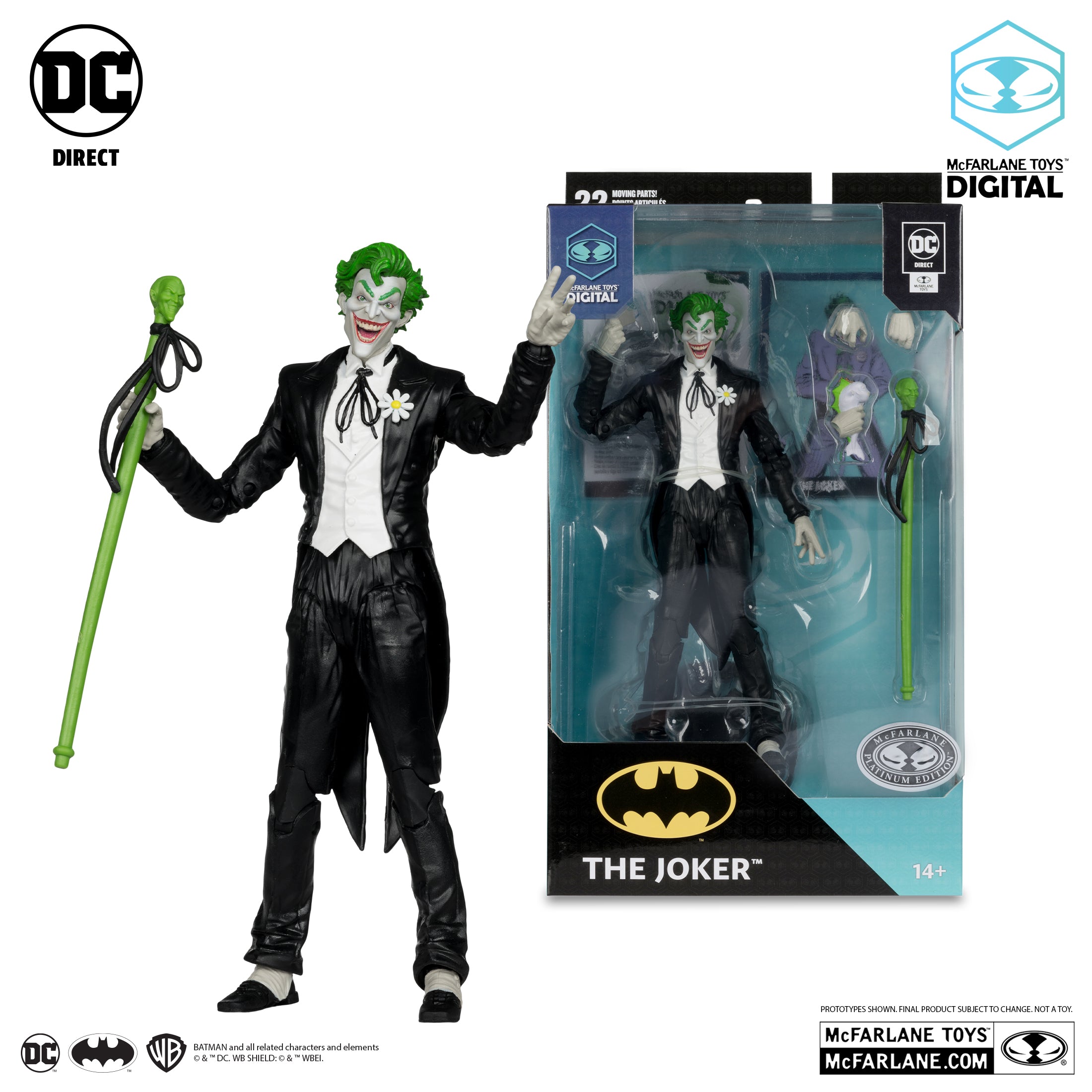 DC Digital McFarlane The Joker (DC: The Silver Age) Platinum Edition McFarlane