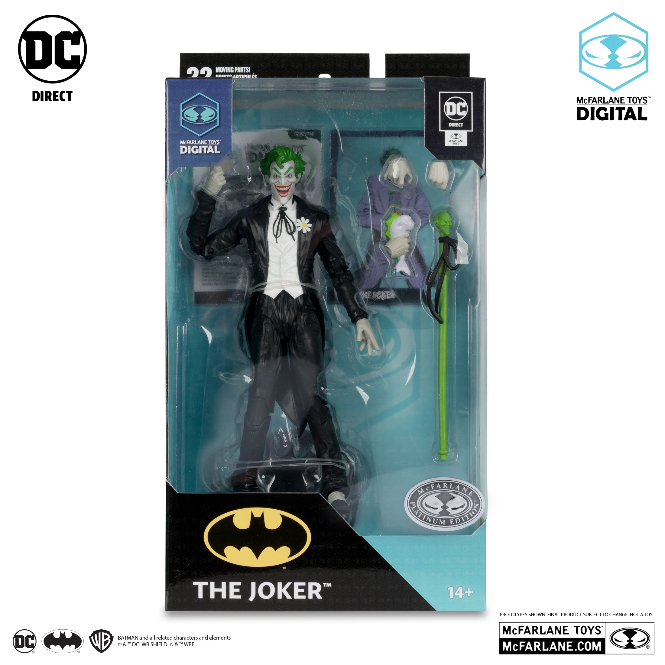 DC Digital McFarlane The Joker (DC: The Silver Age) Platinum Edition McFarlane