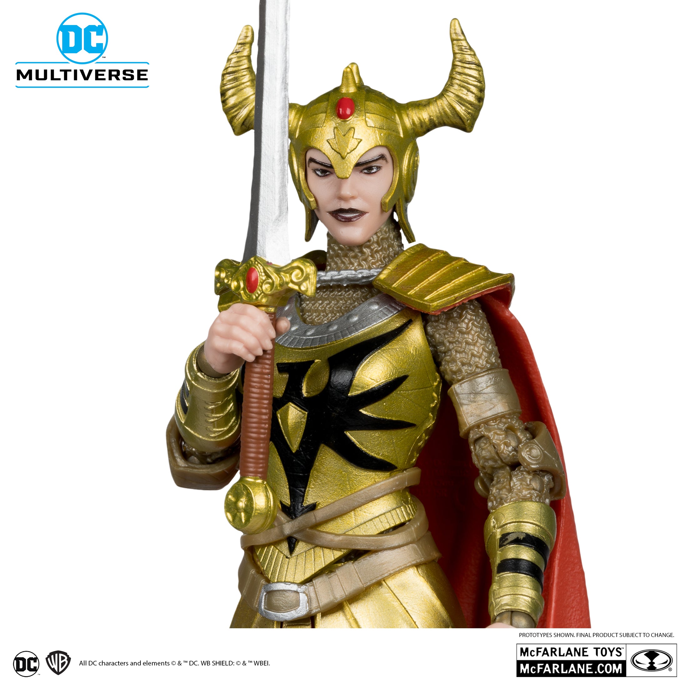 DC Multiverse Shining Knight Platinum Edition McFarlane