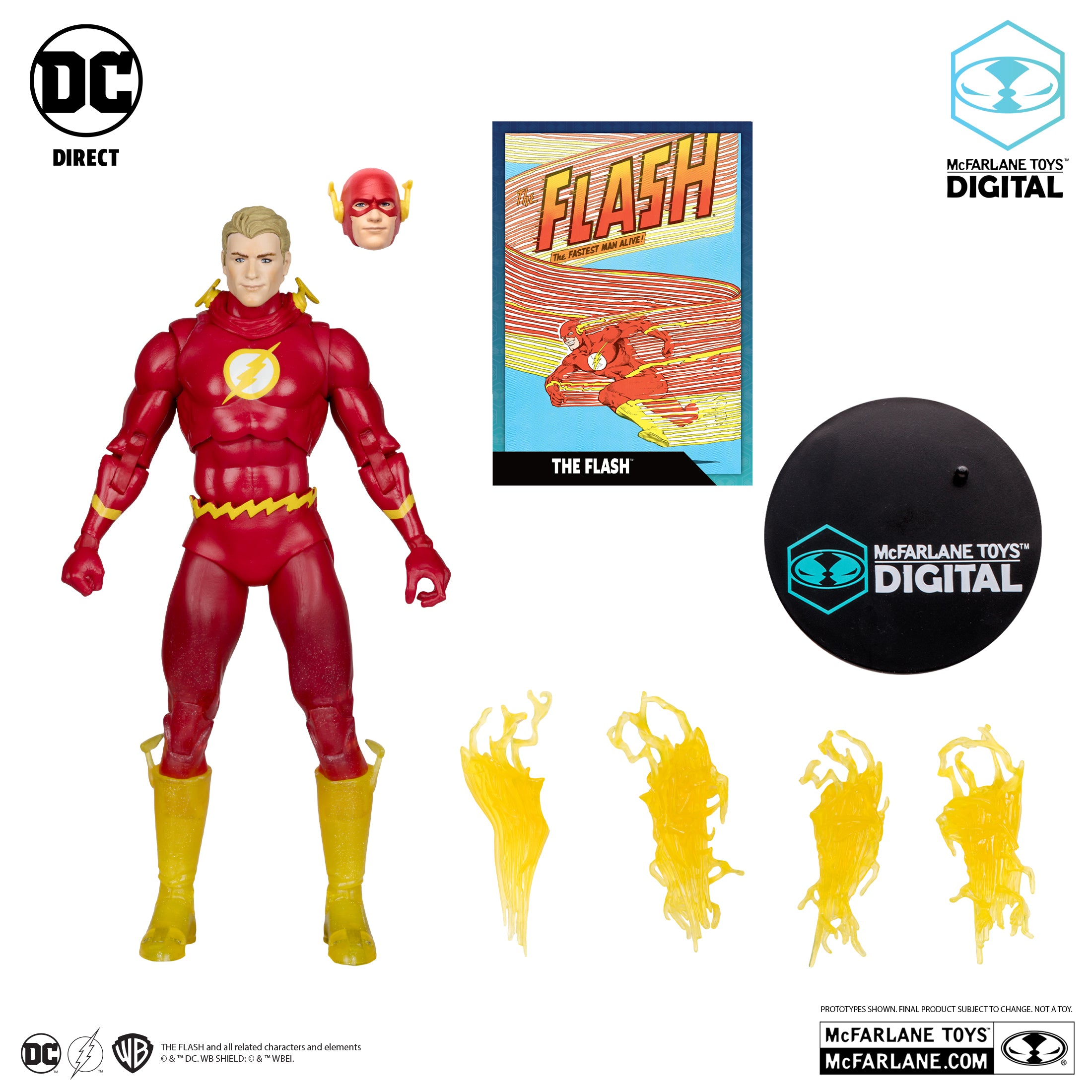 DC Digital McFarlane The Flash (Speed Force) Platinum Edition McFarlane