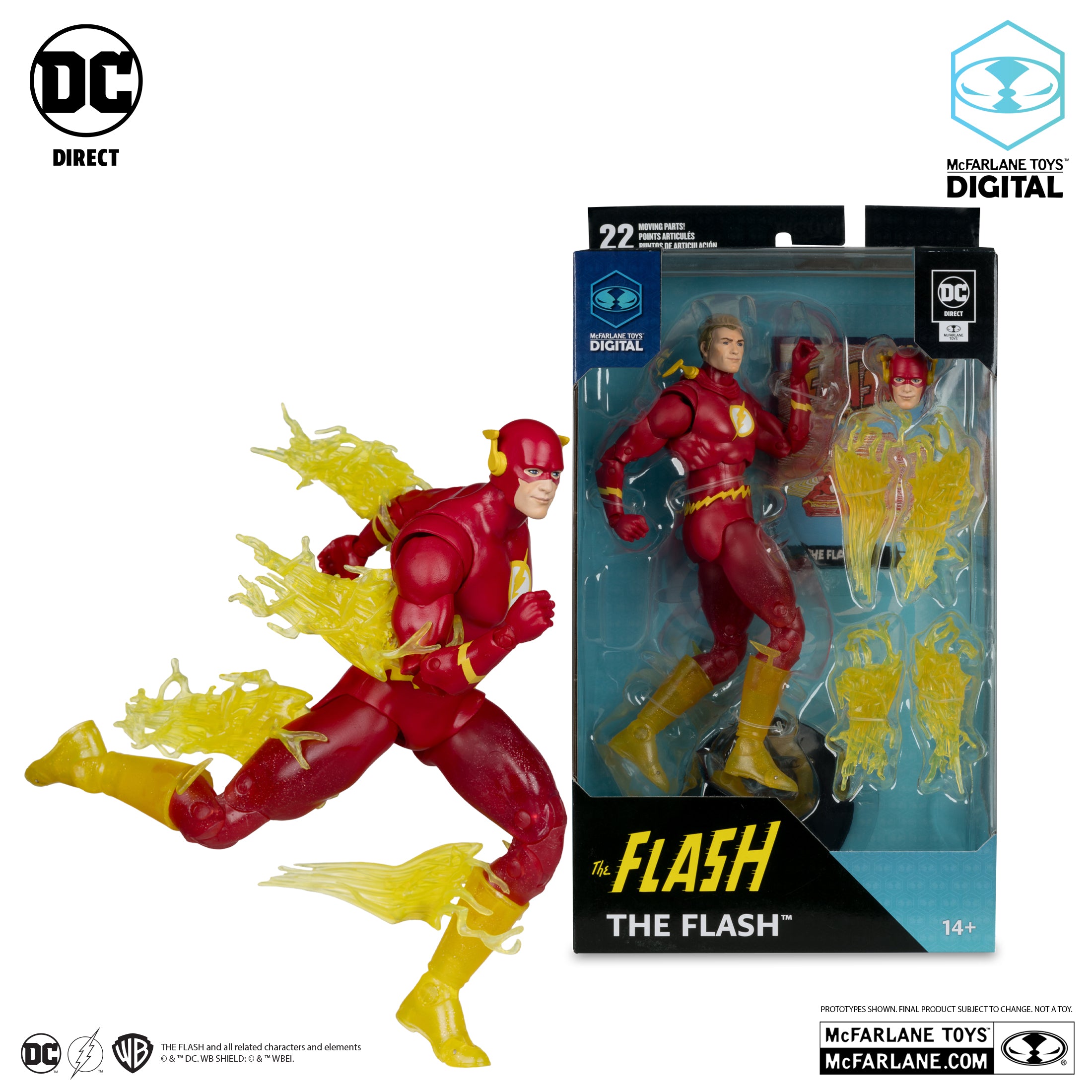 DC Digital McFarlane The Flash (Speed Force) Platinum Edition McFarlane