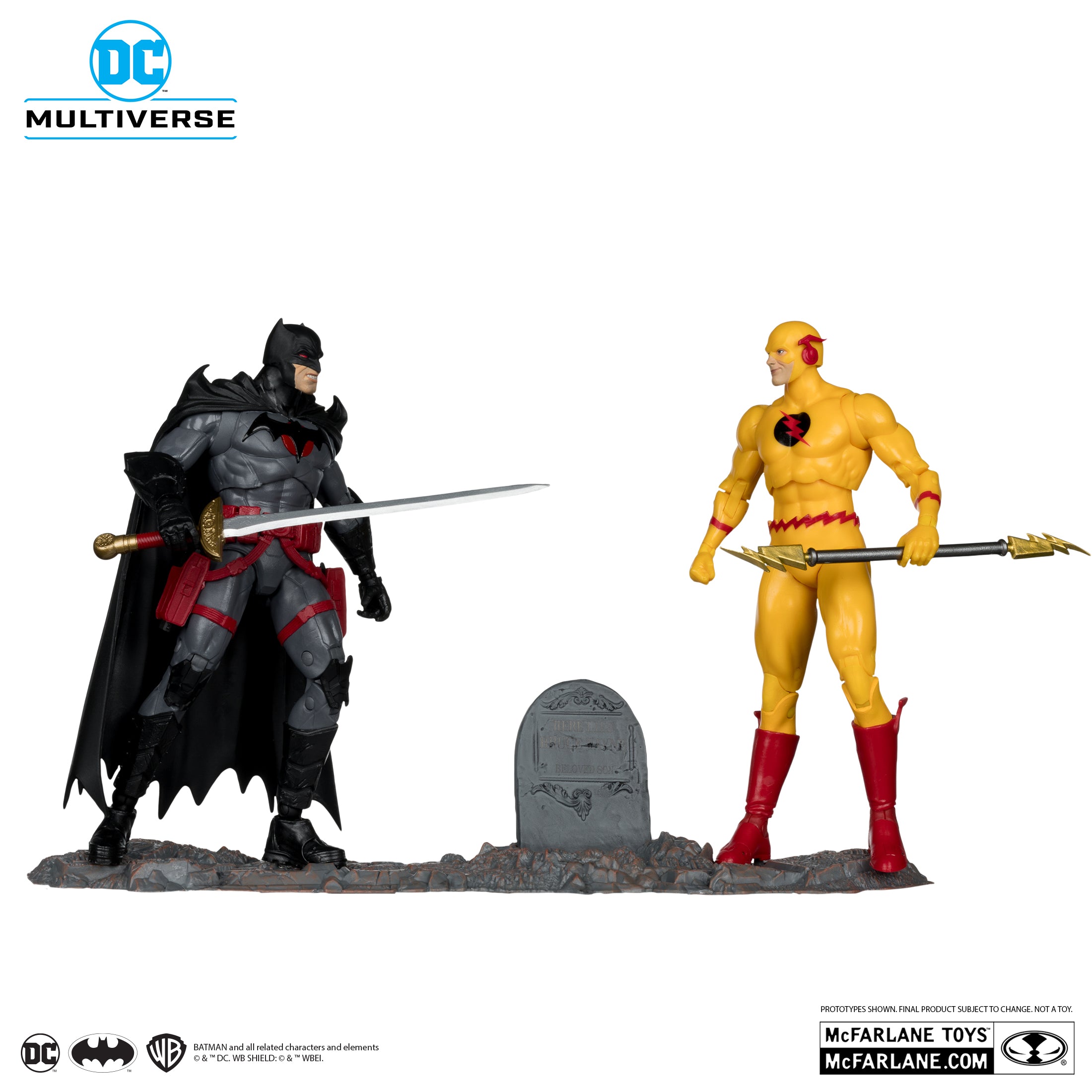 DC Multiverse Thomas Wayne Batman and Professor Zoom Flashpoint 2-Pack McFarlane