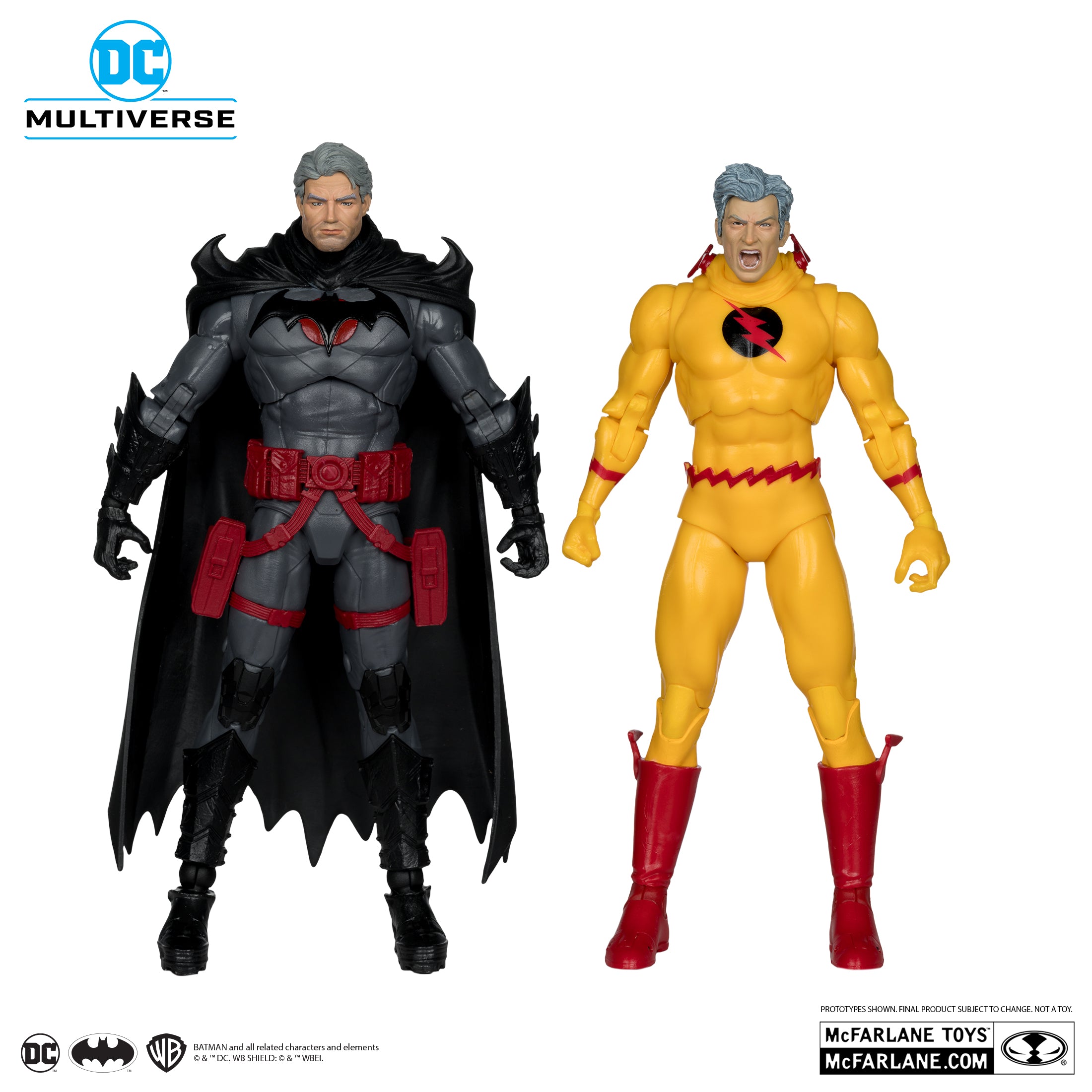 DC Multiverse Thomas Wayne Batman and Professor Zoom Flashpoint 2-Pack McFarlane