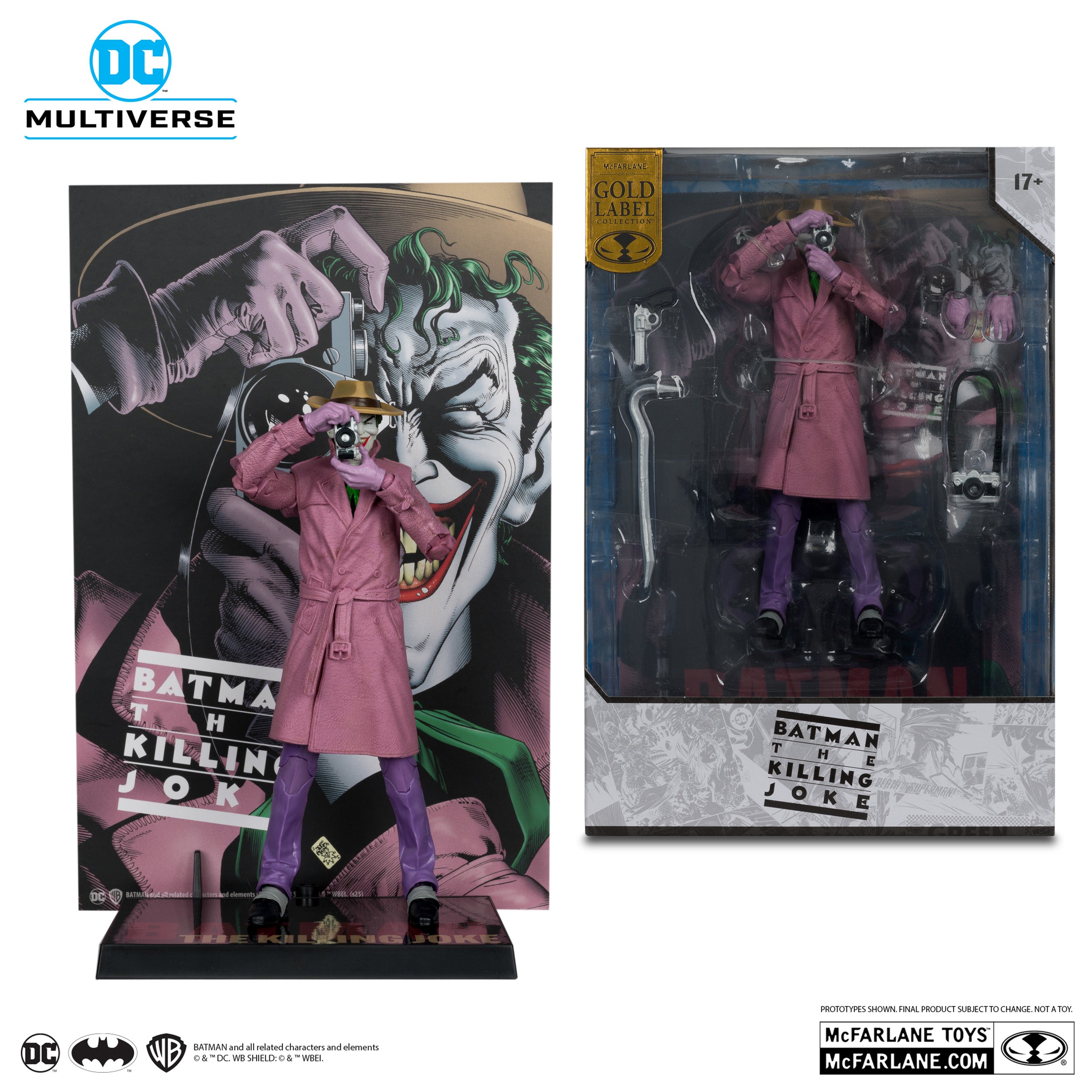 DC Multiverse The Joker (Batman: The Killing Joke) Gold Label McFarlane