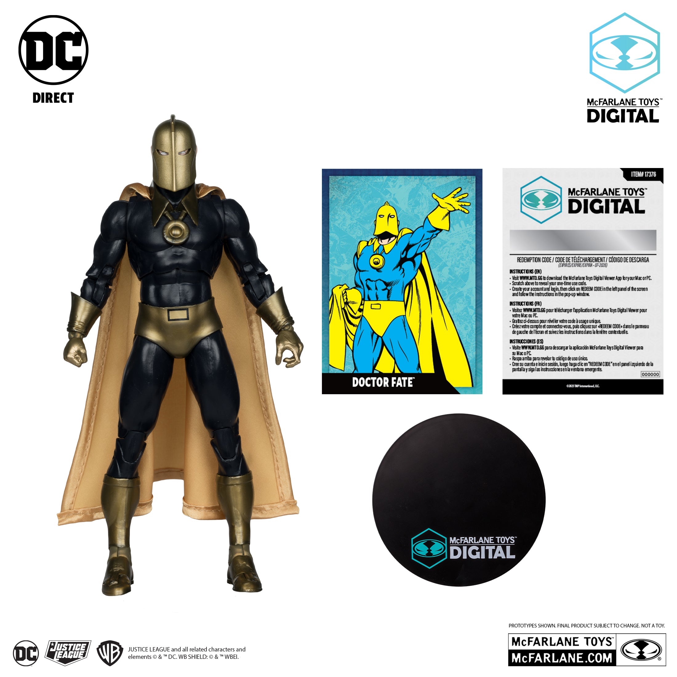 DC Direct Doctor Fate (DC: The Silver Age) Platinum Edition McFarlane